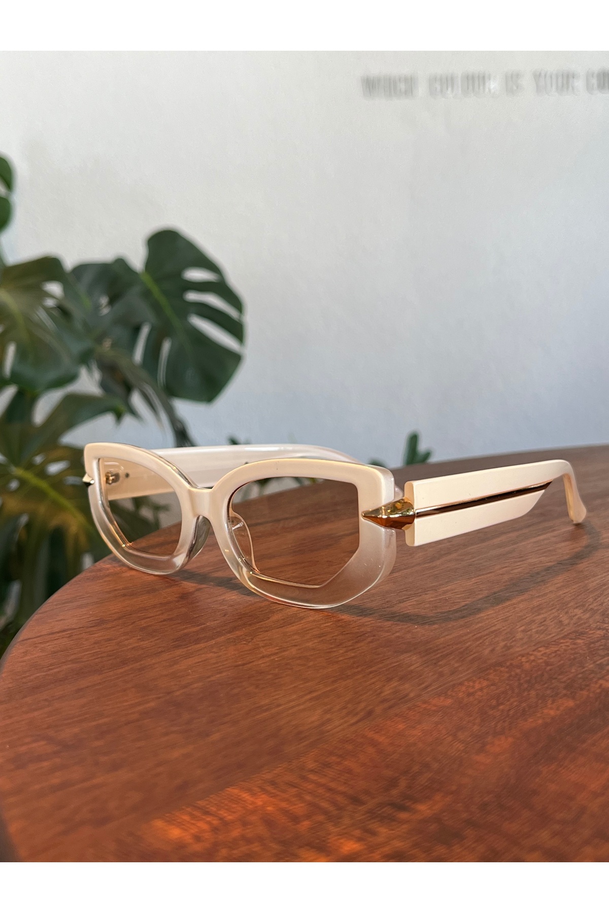 Yodin Ecru Gradient Cat Eye Sunglasses New Season