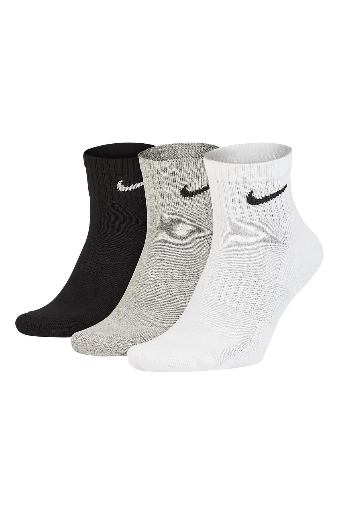 Nike Unisex Spor Çorap - Everyday Cushioned Ankle - SX7667-964