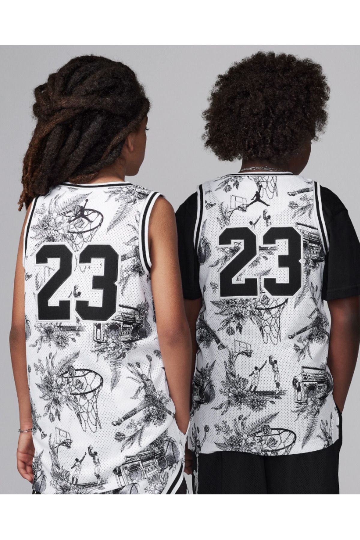 Nike-Jordan 23 Aop Kids Jersey Athlete - 95C655-W1X 2