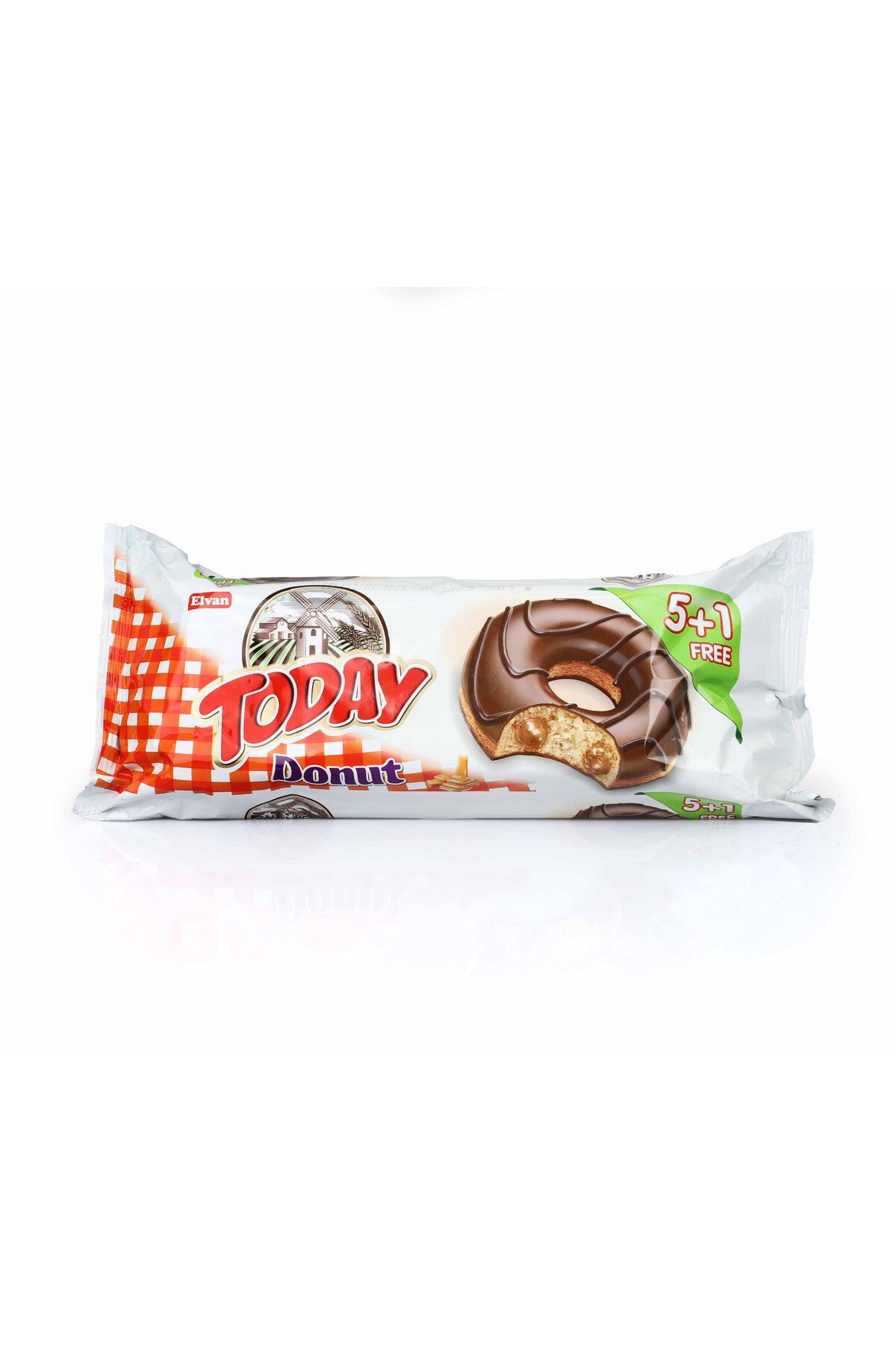 Elvan Today Donut Karamelli Kek Multipack 35 Gr. 6 Adet (1 Paket)