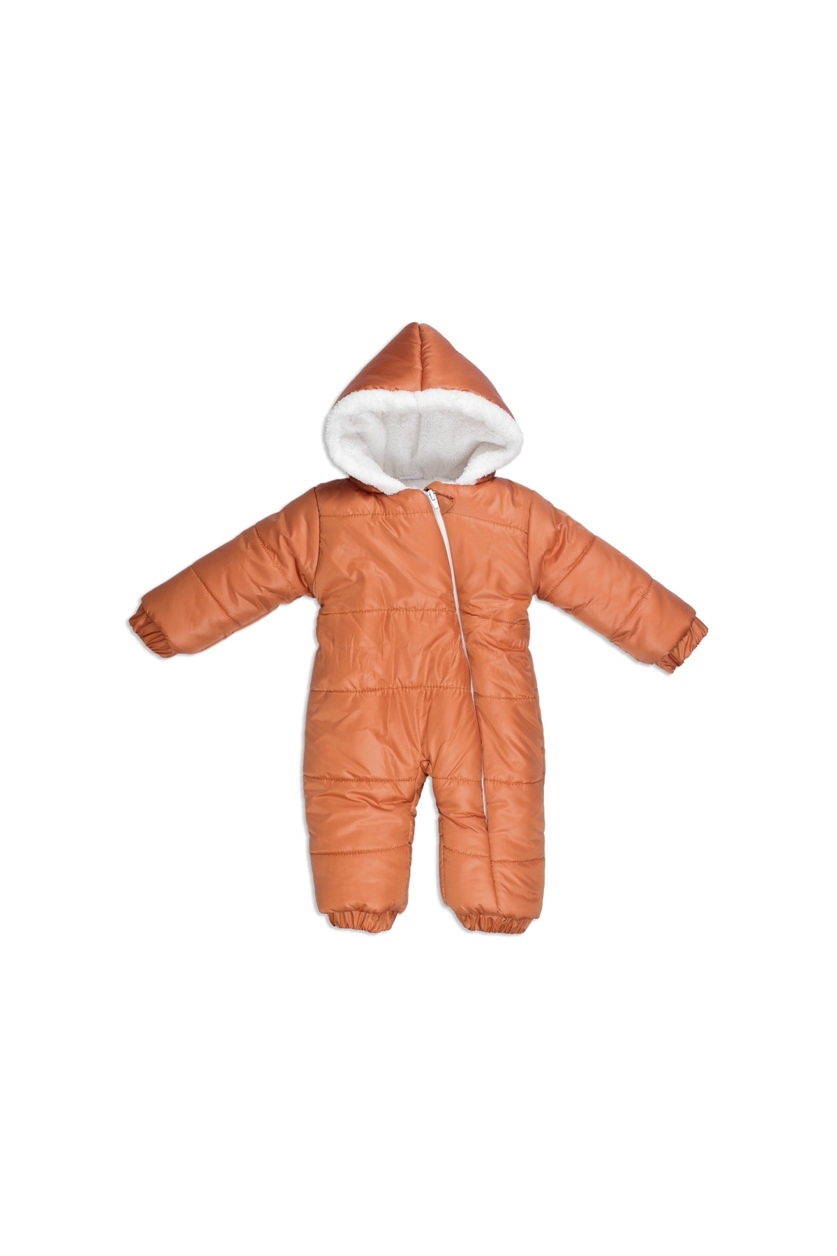 MAİBELLA Yeni Lüks Içi Kürklü Fermuarlı Kapüşonlu Kışlık Erkek Kız Bebek Astronot Tulum Kozmonot Tulum fotoğrafı 2 (önizleme)