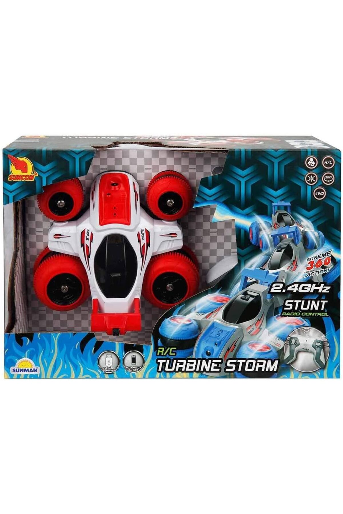 Genel Markalar Turbine Storm 360 Derece Dönen Uzaktan Kumandalı