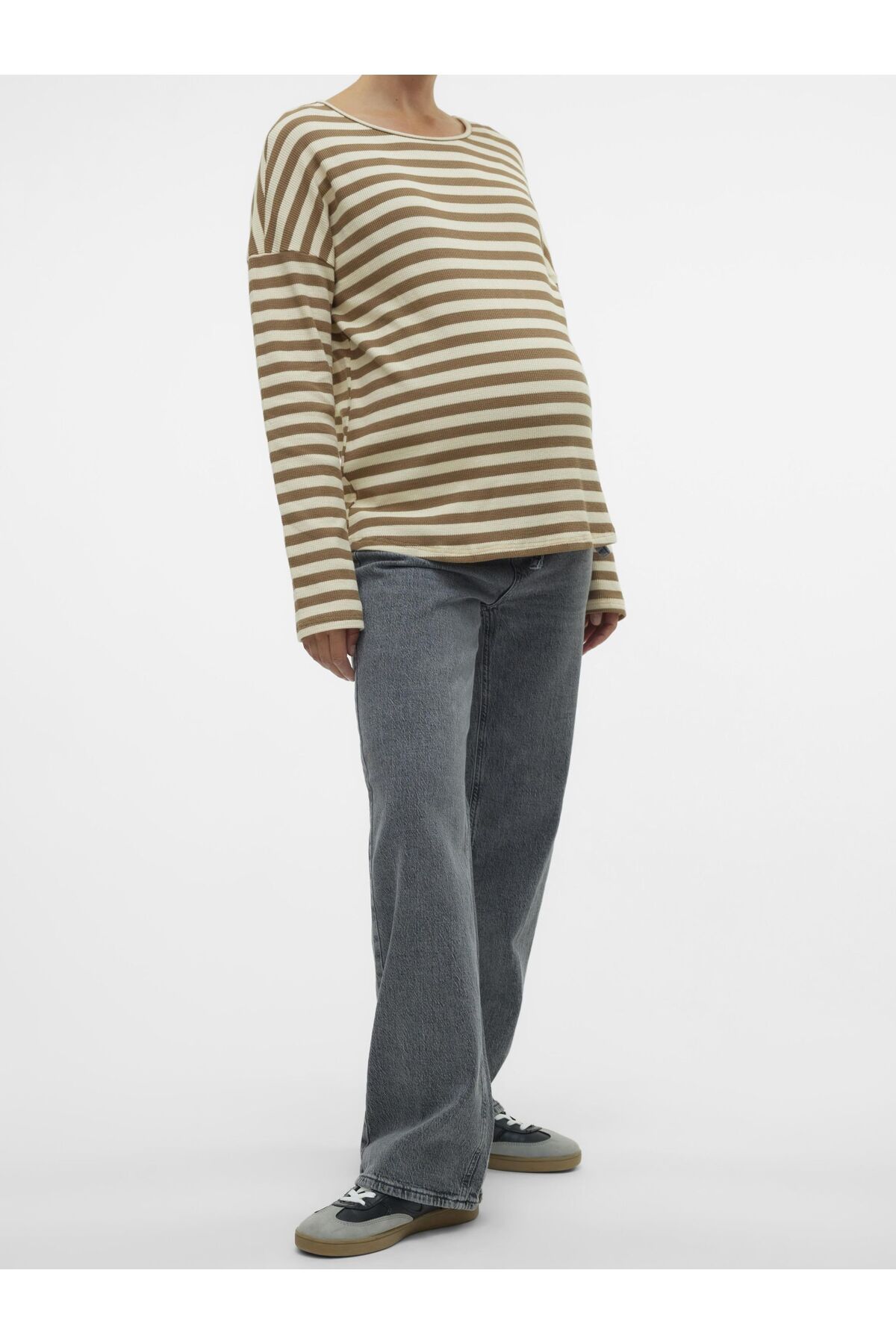 Vero Moda Maternity-Umstandsjeans ve weitem Bein Weiter Beinschnitt Jeans 7