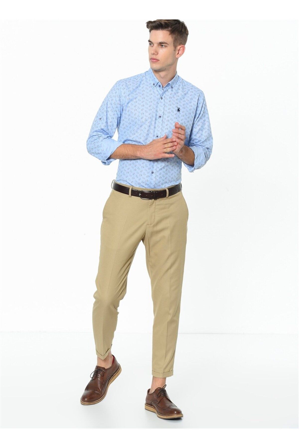 Dewberry-G686 Men's Shirt-blue 2