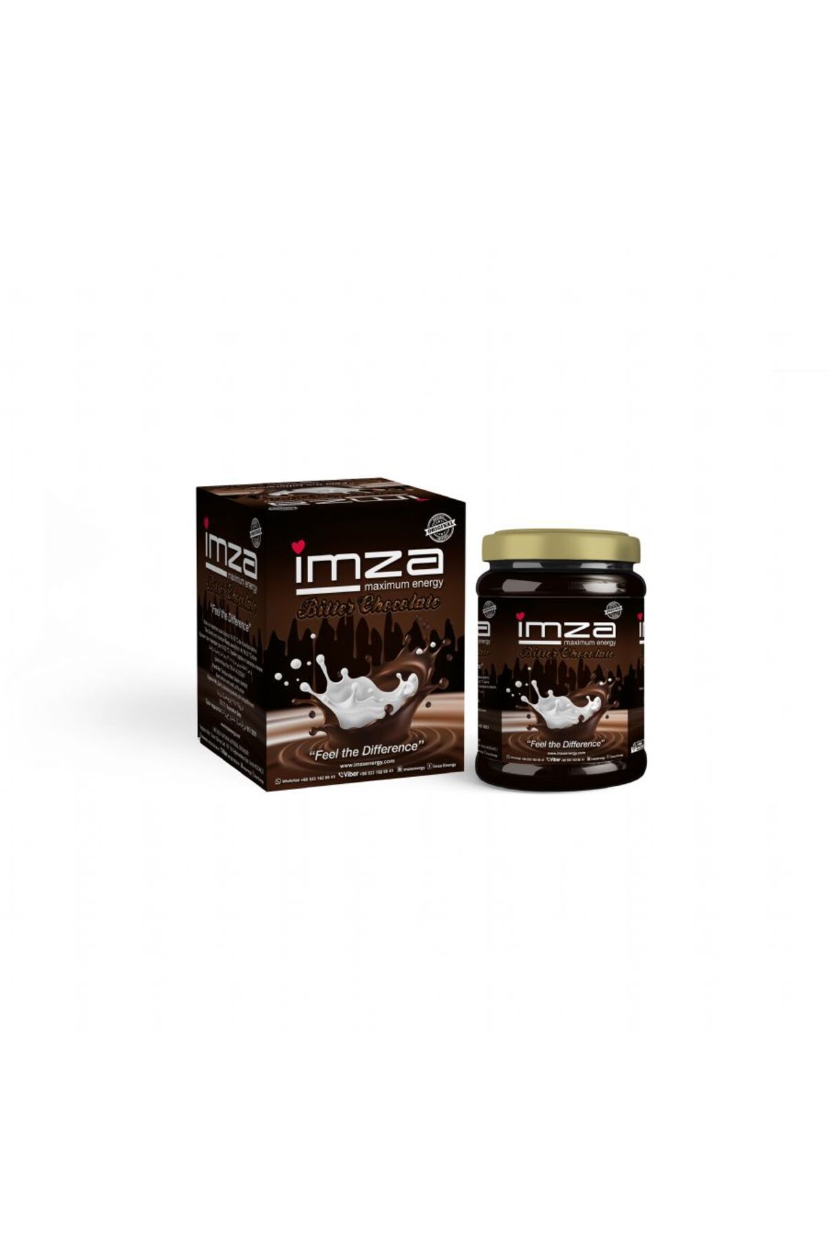 imza chocolate paste energy power 230gr