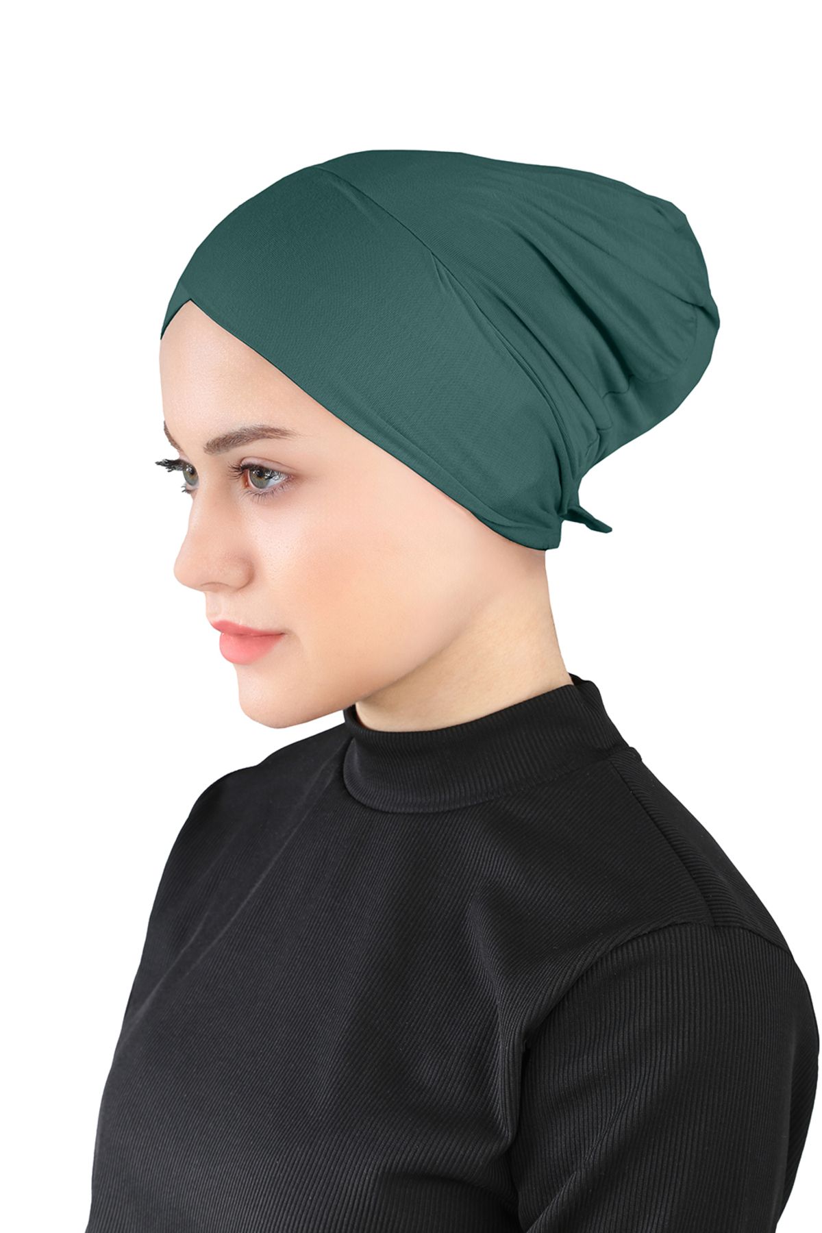 Ecardin-Emerald Colored Cross Hijab - St 233 2