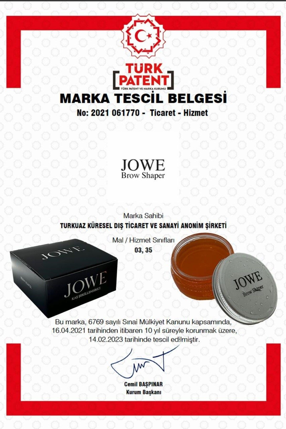 Jowe Brow Shaper Kaş Şekillendirici, Kaş Sabitleyici, Kaş Wax (50ML)-3