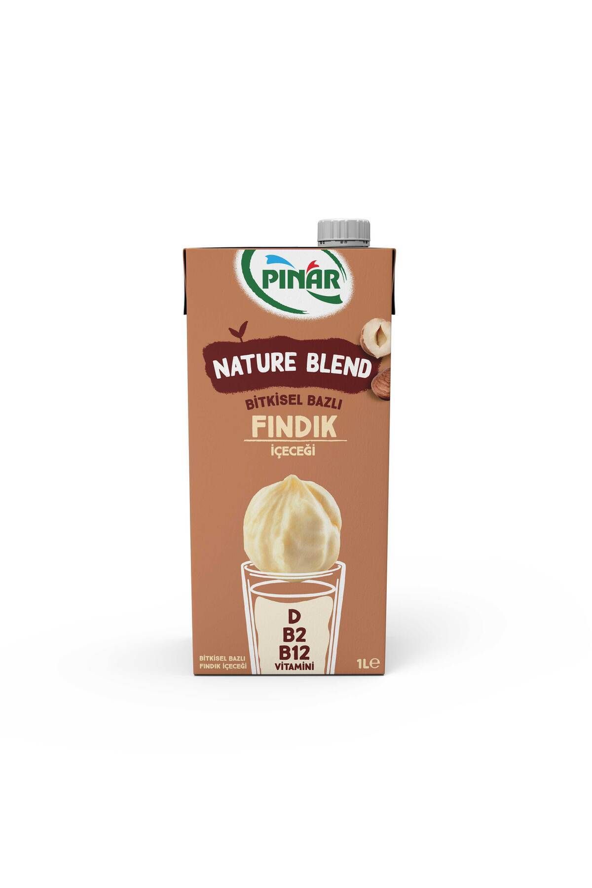 Pınar Nature Blend Bitkisel Bazlı Fındık İçeceği 1 lt Vegan Laktozsuz