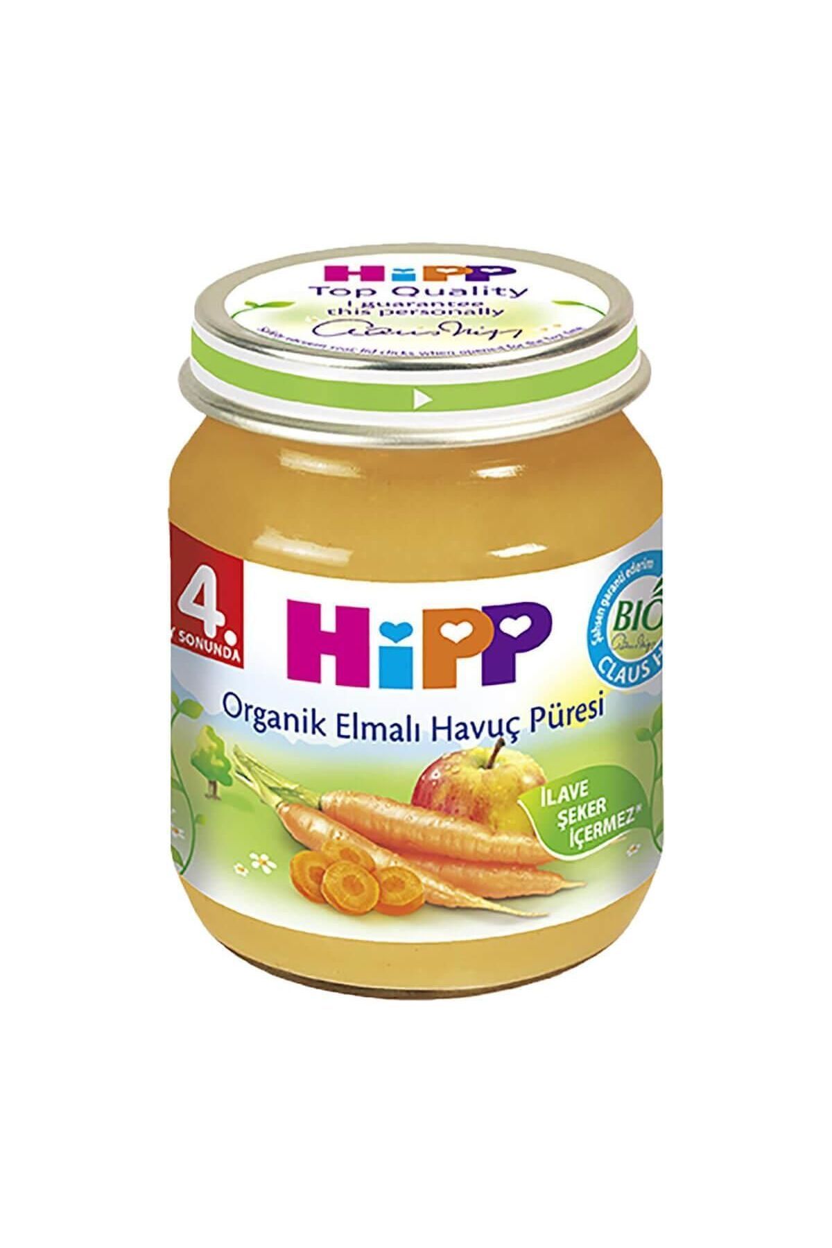 Hipp Organik Elmalı Havuç Püresi 125gr