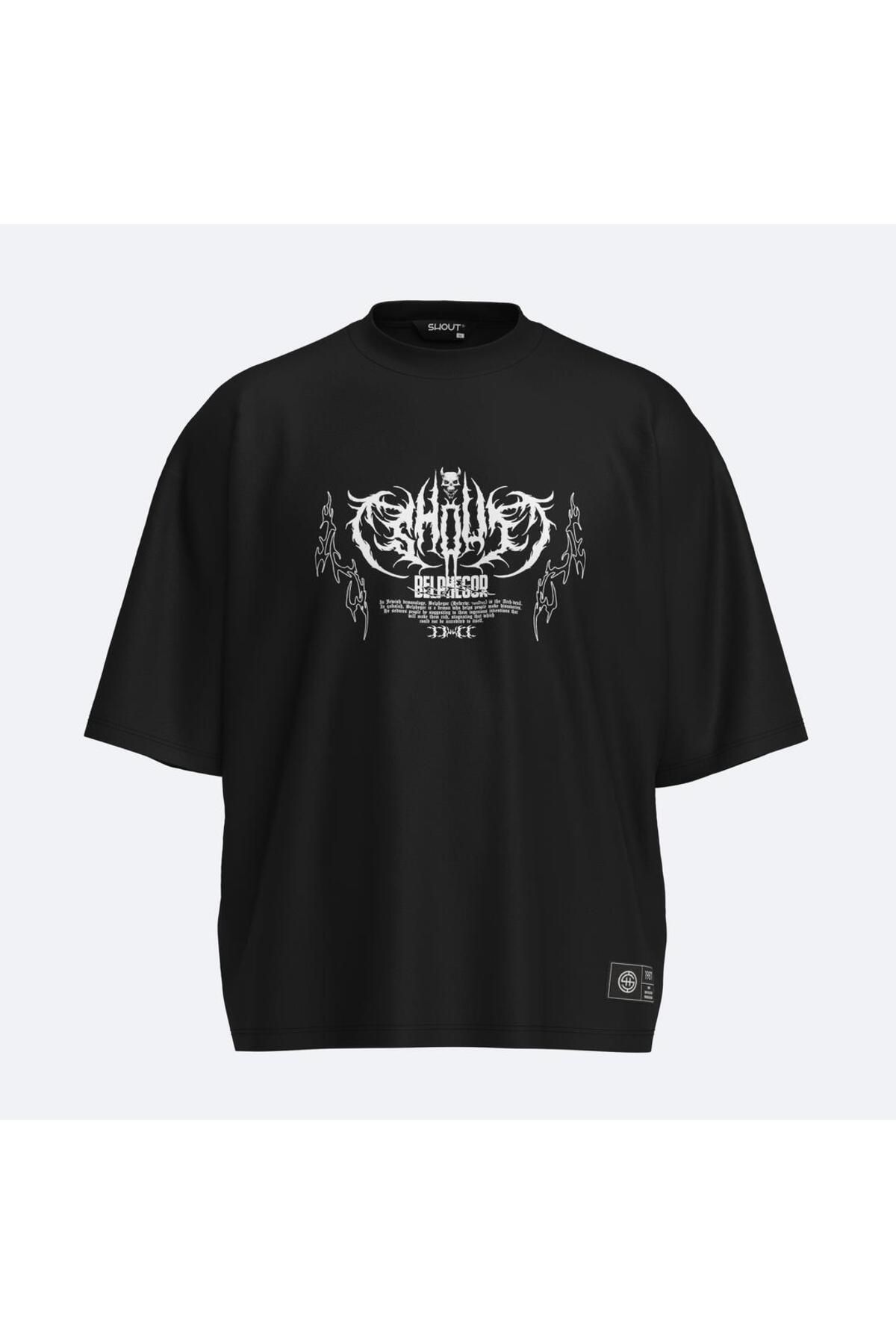 Shout-Унисекс тениска с широк крой Oversize Shout Belphegor 2