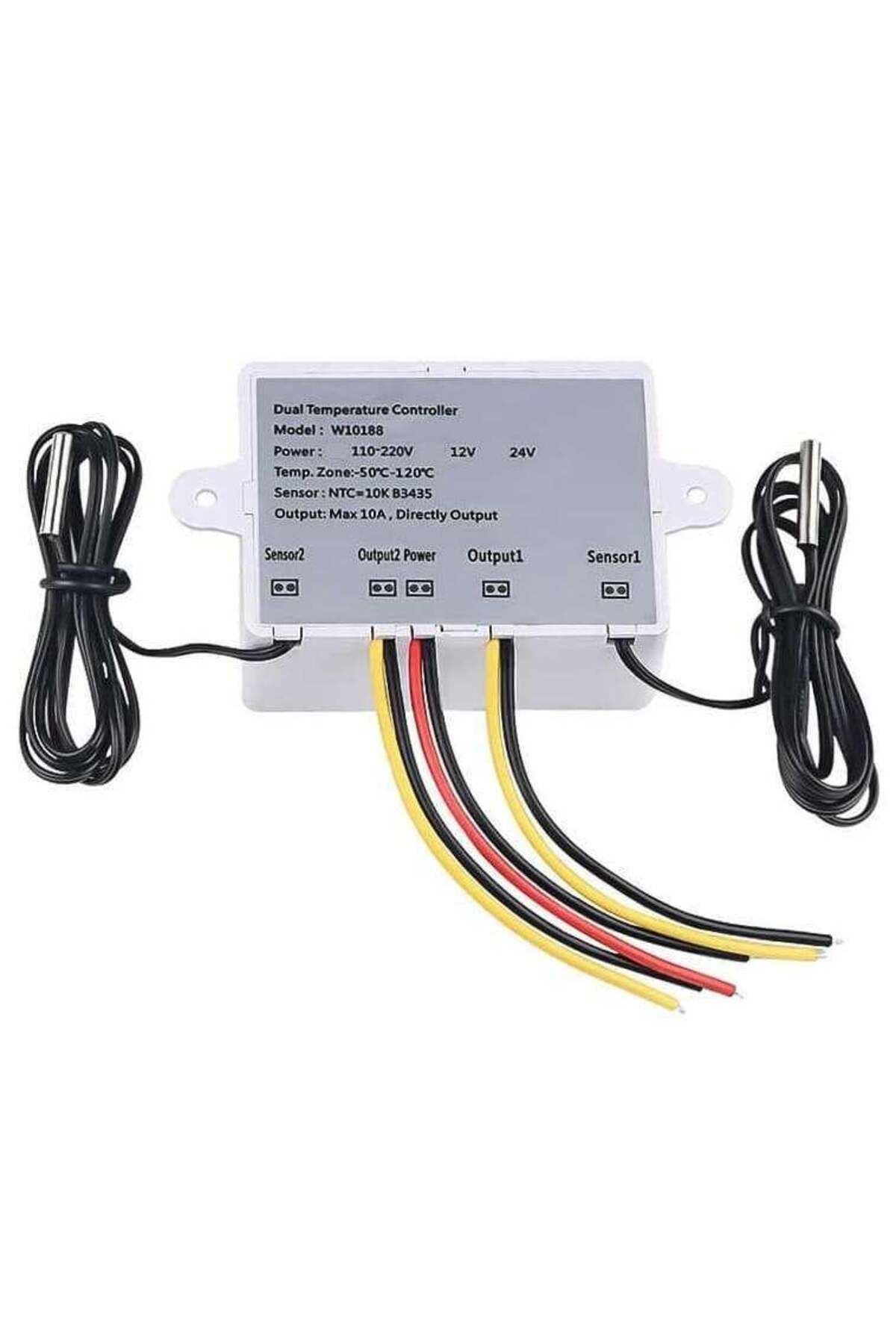 Arduino-Xk-W1088 Ac 110V-220V 1500W Dual Digital Temperature Controller 2