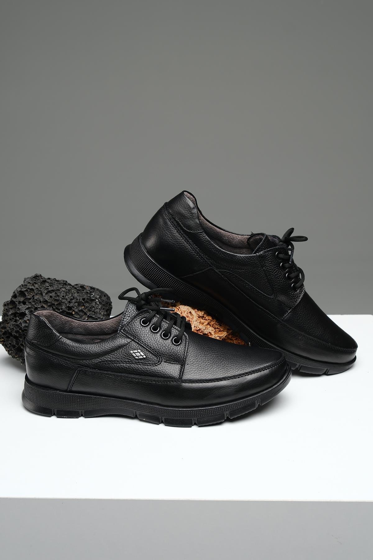 Oksit  Kleo Ortopedik Topuk Masajlı Hakiki Deri Erkek Ayakkabı - Görsel 3