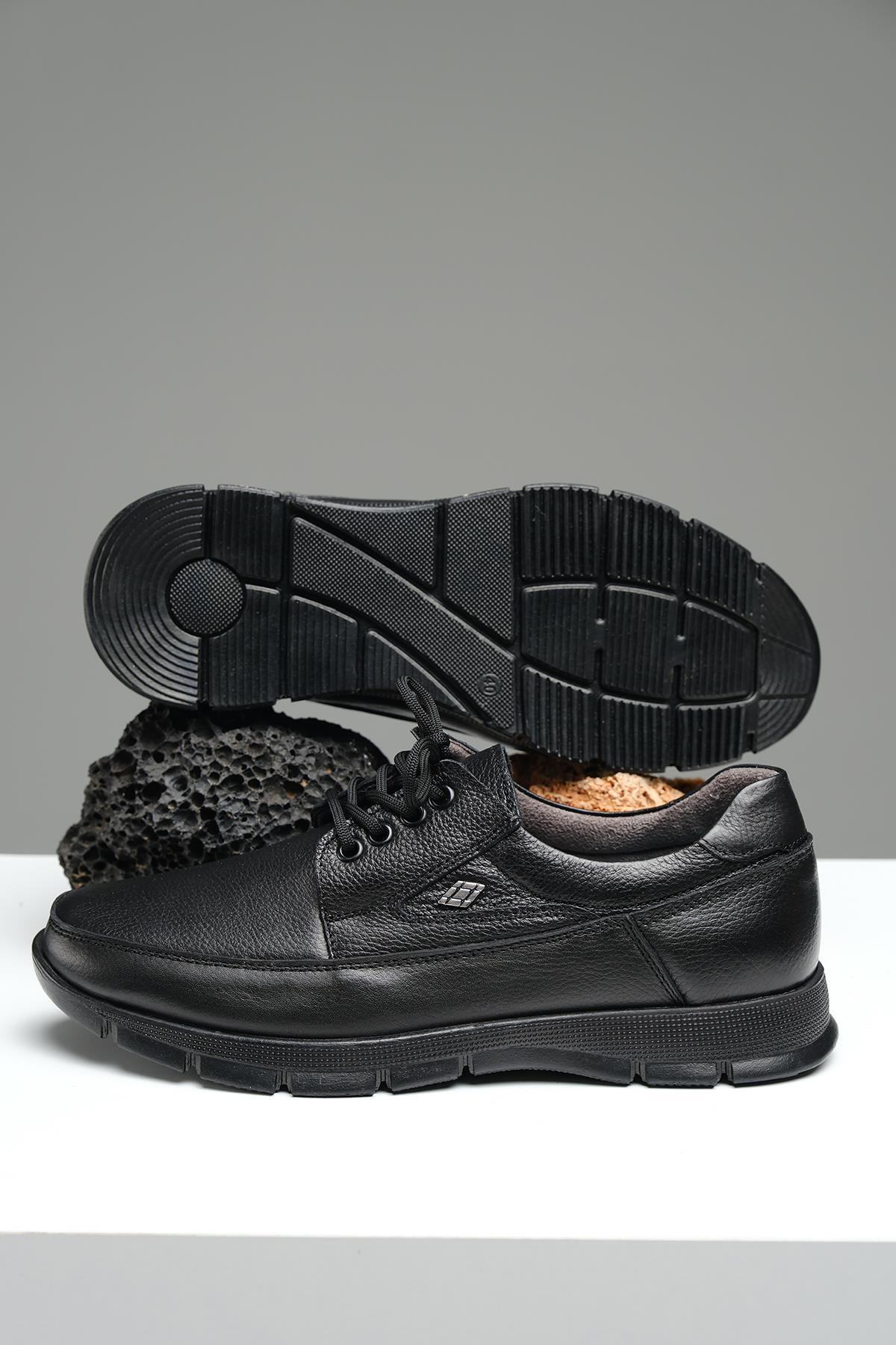 Oksit  Kleo Ortopedik Topuk Masajlı Hakiki Deri Erkek Ayakkabı - Görsel 2