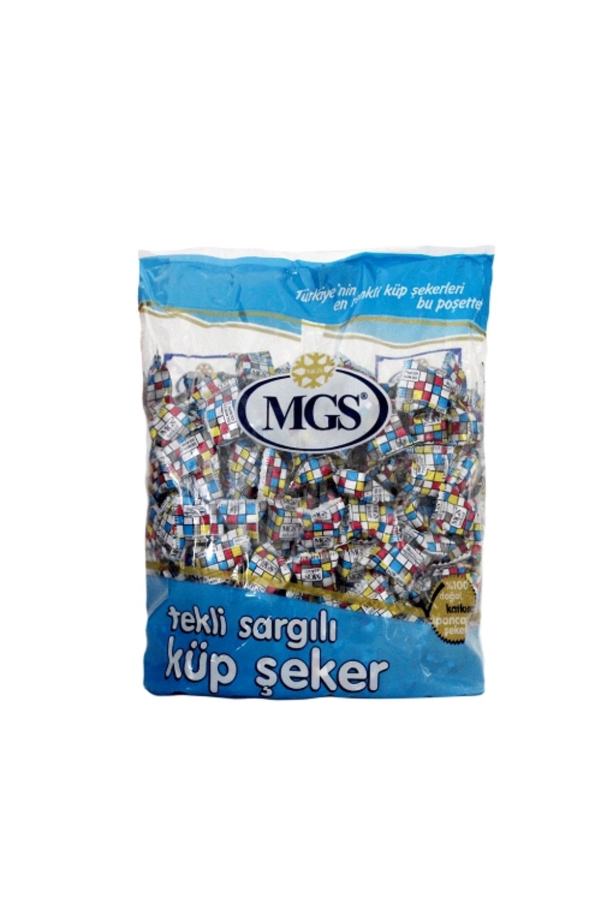 Mgs Küp Şeker Tekli Sarma Poşet 750 Gr. (4'LÜ)