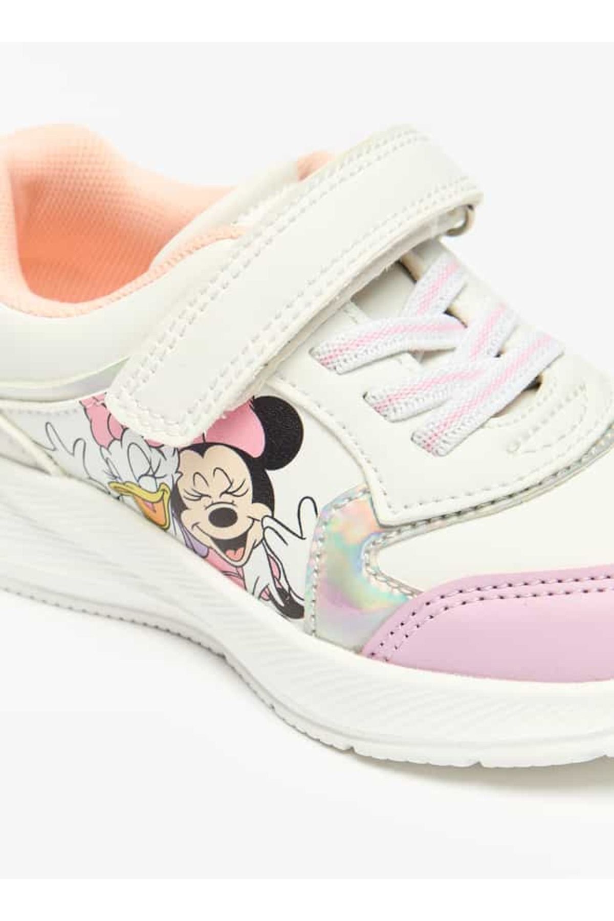 Disney-أحذية رياضية بطبعة ميني ماوس وديزي داك مع إغلاق بخطاف وحلقة 5