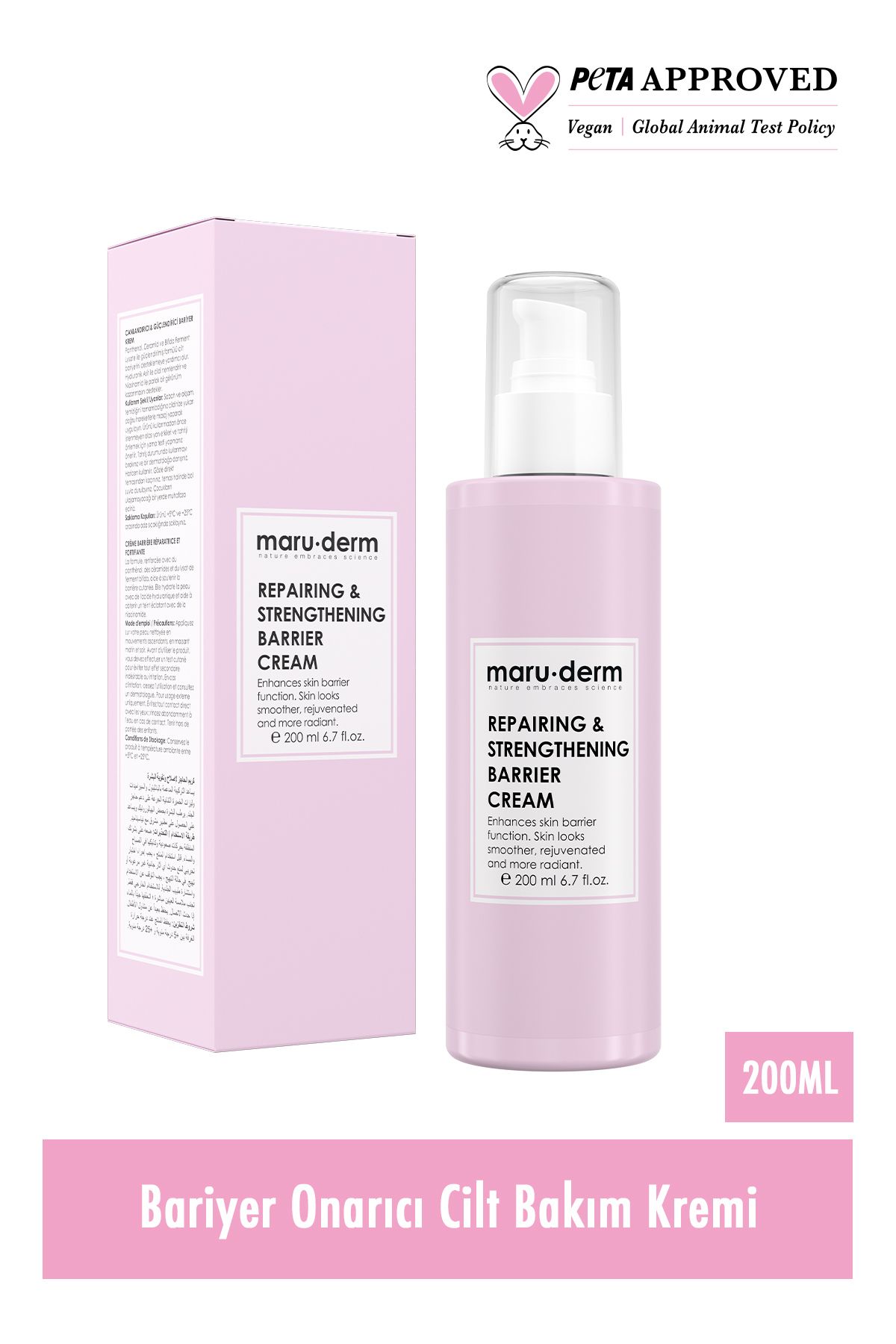 Maru.Derm Maruderm Bariyer Onarıcı & Güçlendirici Ceramide Cilt Bakım Kremi 200 Ml-2