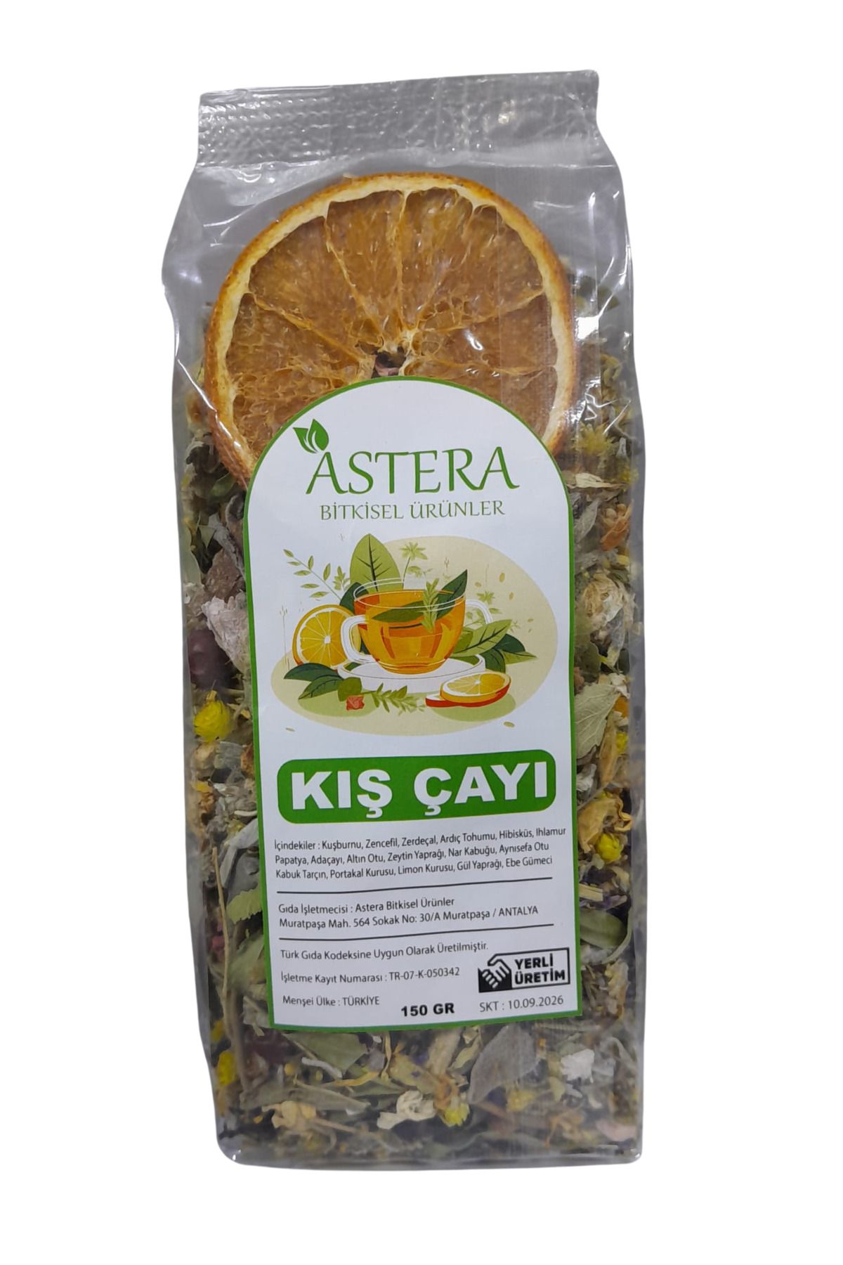 ASTERA Kış Çayı Lüx 150 Gr ( Yeni Mahsül Üretim )