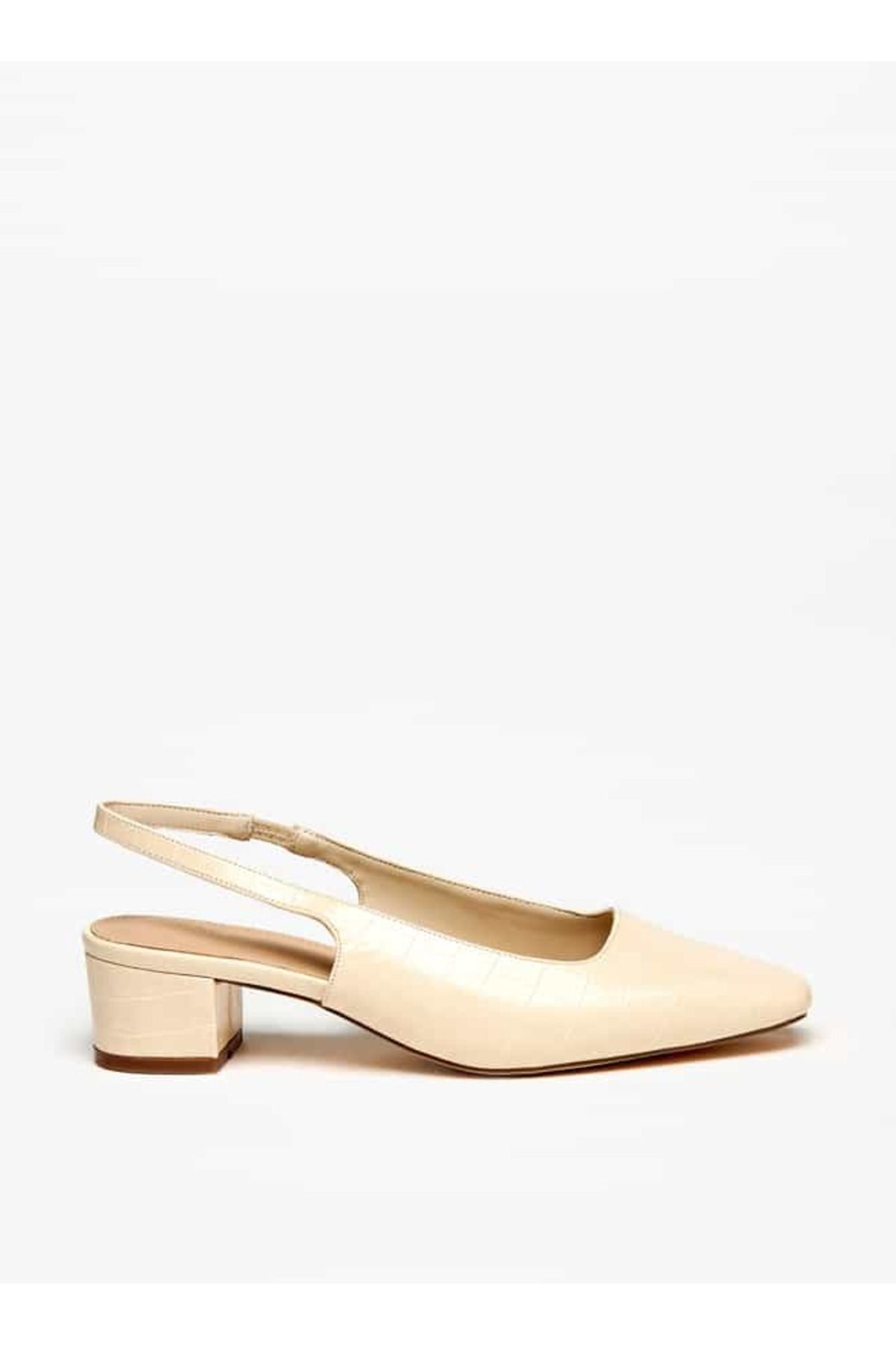 Flora Bella by Shoexpress-Flora Bella Textured Slingback Mules with Block Heels 3