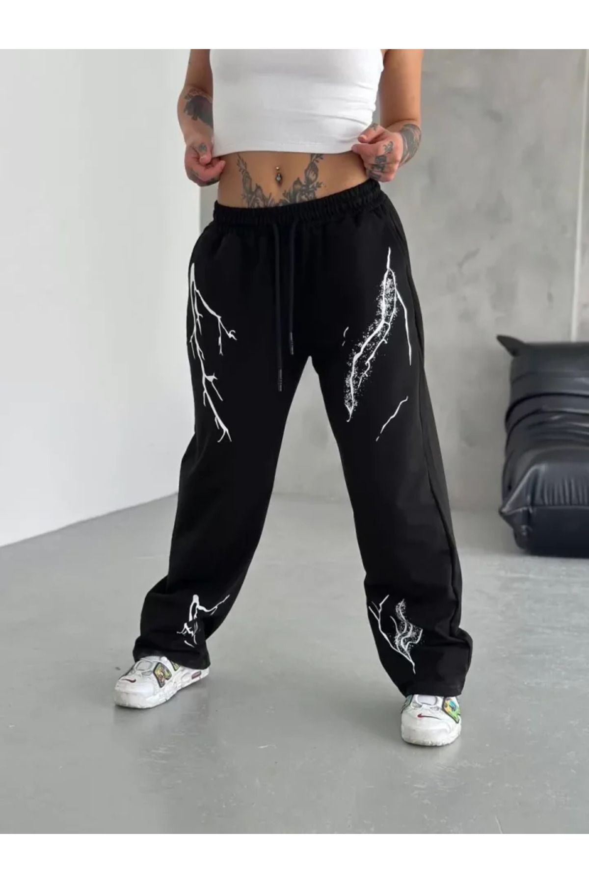 Sweatpants with print on sale