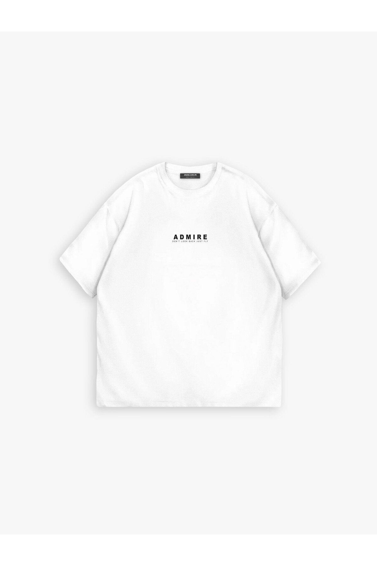 ablukaonline-Ανδρικό μπλουζάκι Oversize σε χρώμα εκρού - με υφή και στάμπα 2