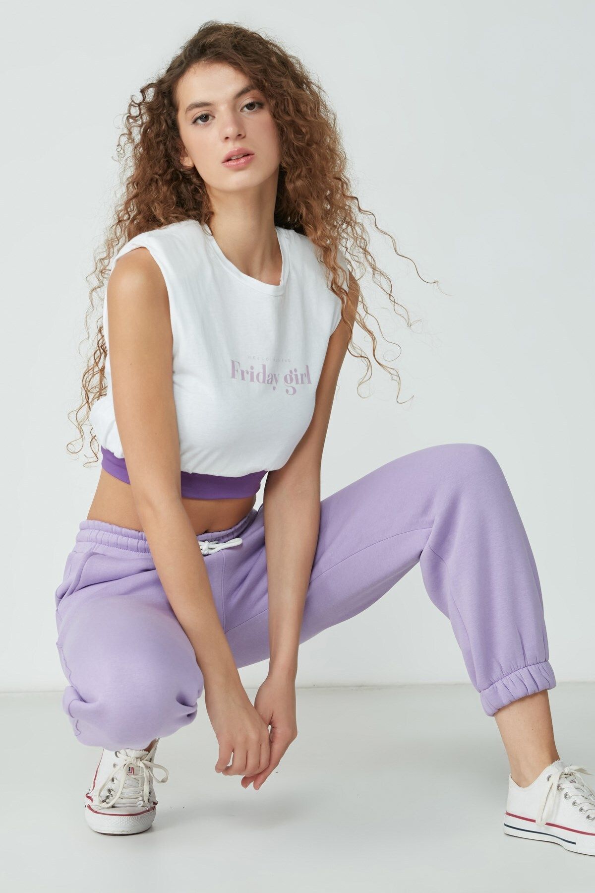 C&City-Tepláky Jogger 906 Lilac 2