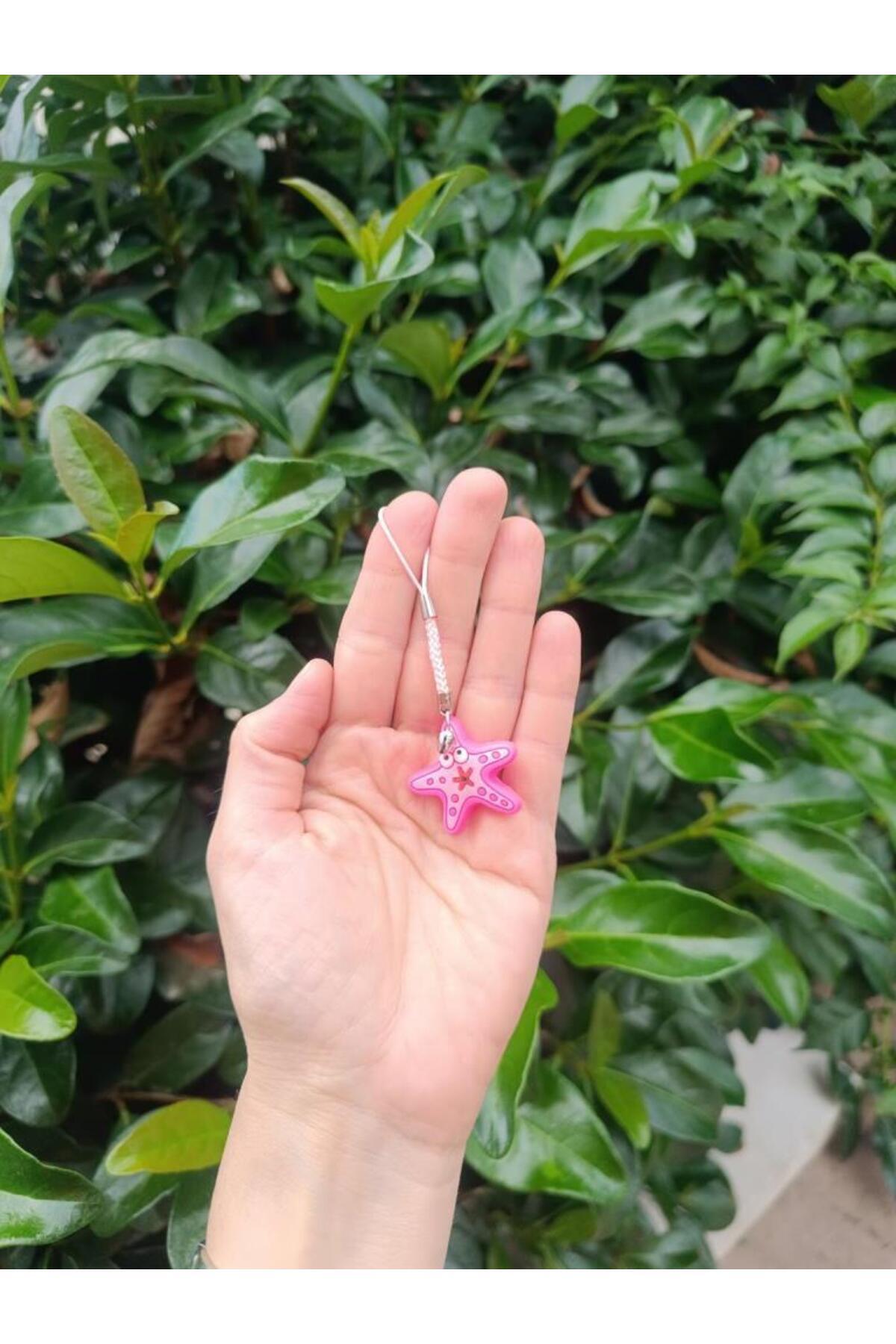 Hd Marketim Anahtarlık Kolye Sevimli Yıldız Çanta Araba Cüzdan Aksesuar Süsü Hediye