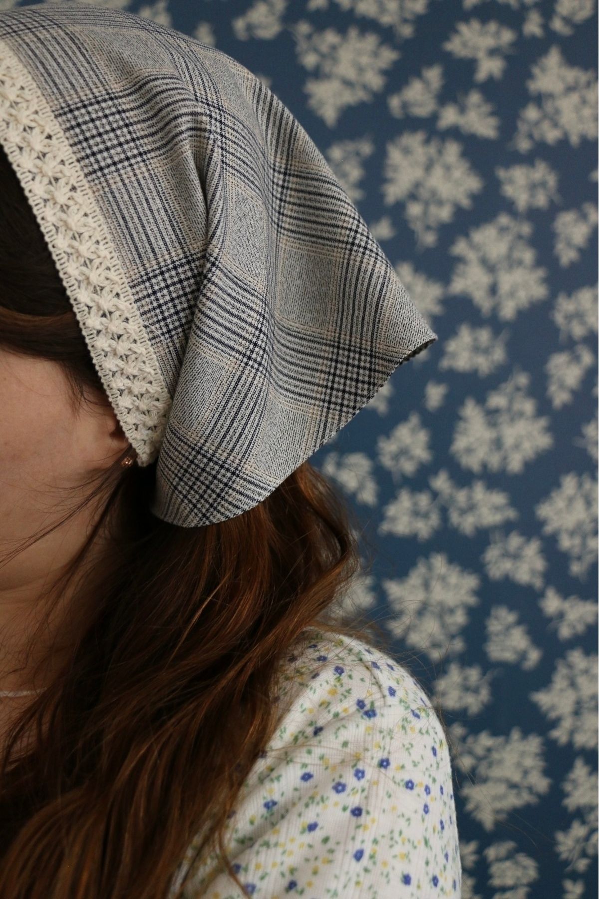 Hoyatap-Large Size Lace Back Tie Lace Bandana with Thick Fabric - Hair Accessory 6