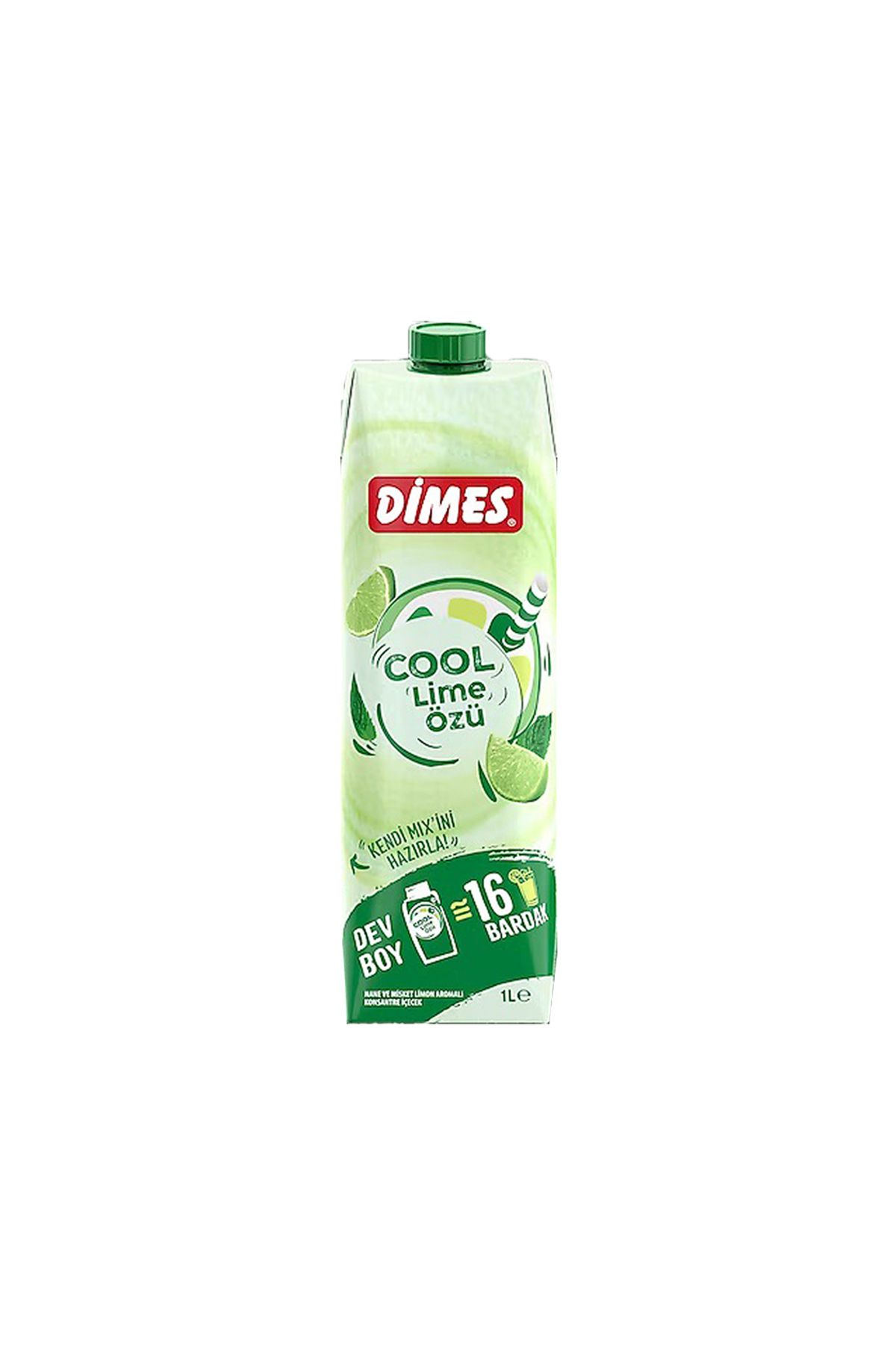 Dimes Cool Lime Özü (1 L) x4 Adet