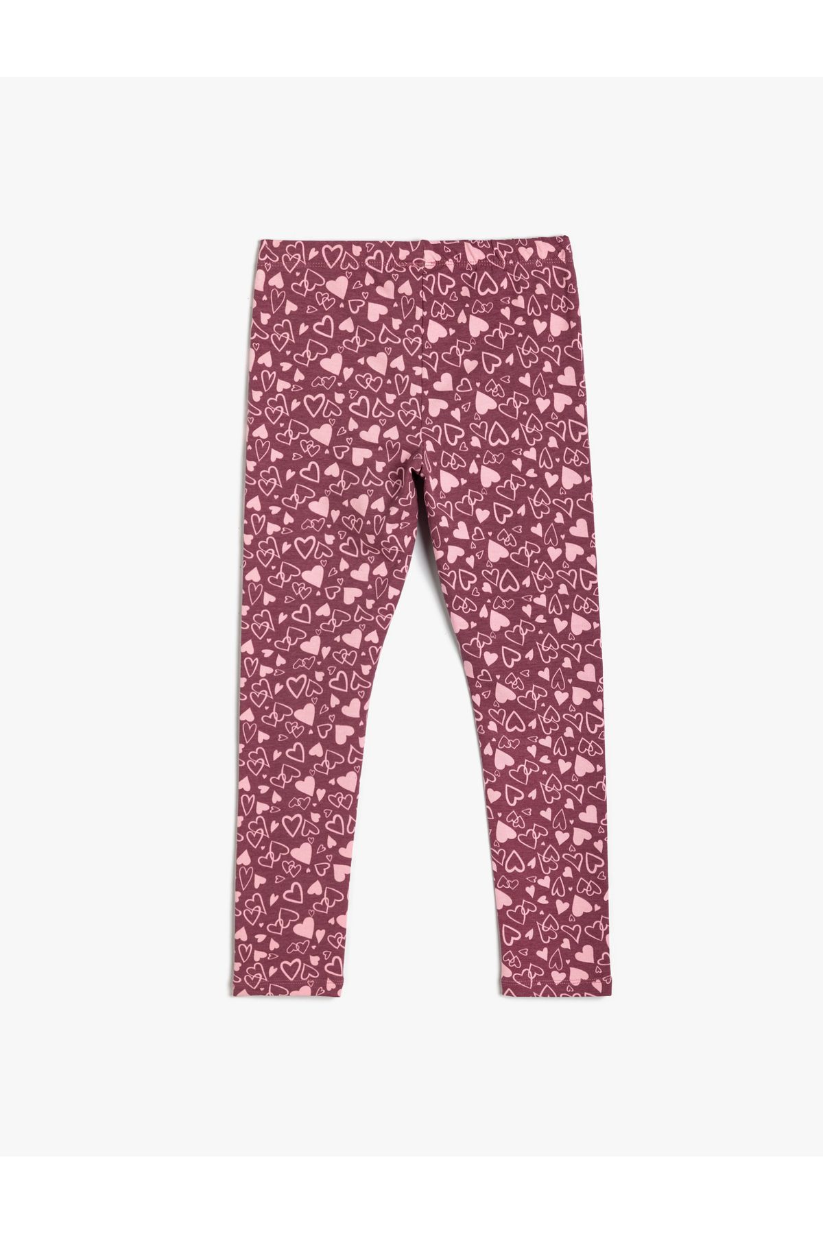 Koton-Cotton Heart Leggings - Elastic Waist 2