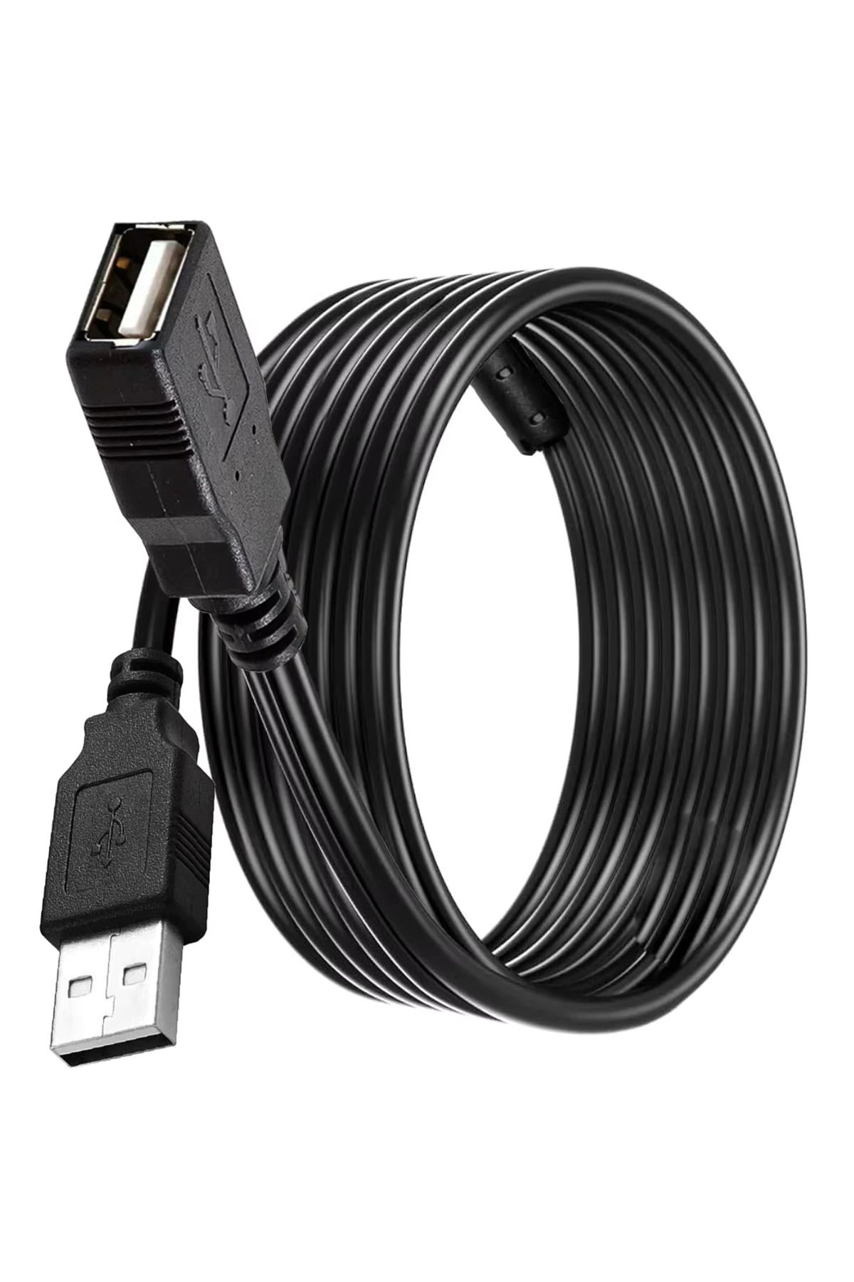 Derwell Yeni 2023 Yüksek Hız 5 Mt Metre Usb Uzatma Kablosu Uzatıcı Ara Kablosu Dişi Erkek Gerçek Usb 2.0