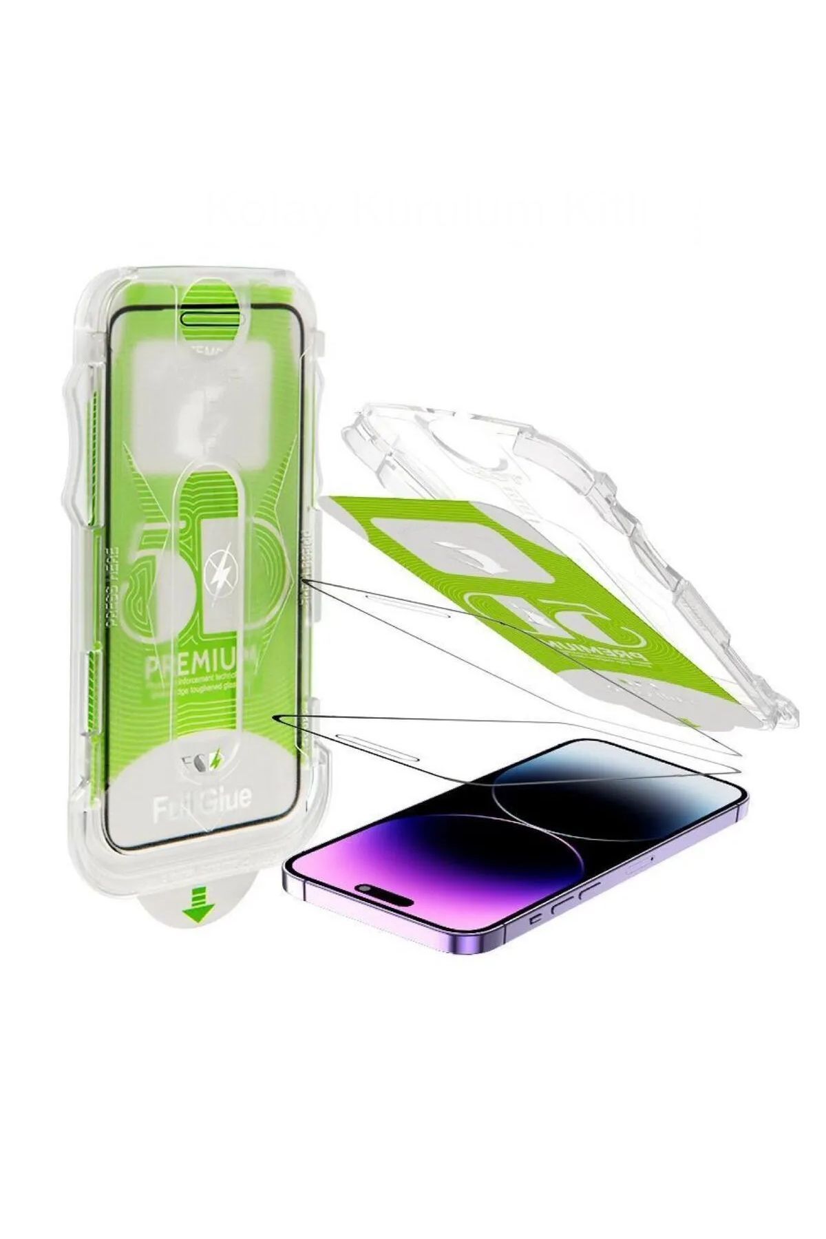 EPRO-iPhone 16 Glass Screen Protector Easy Installation 1