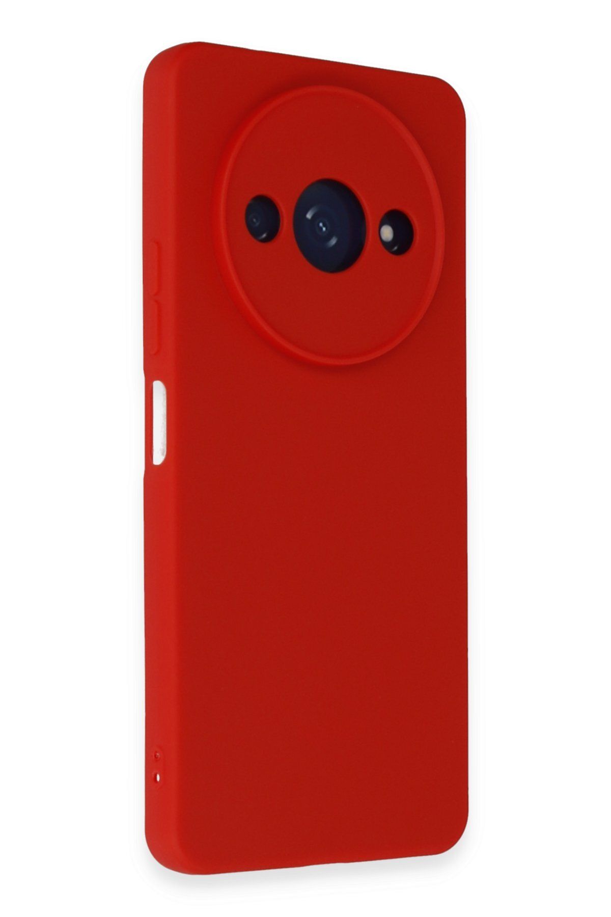 cepmoda Xiaomi POCO C61 Uyumlu İnce Esnek Soft Rubber Telefon Kılıfı - KIRMIZI