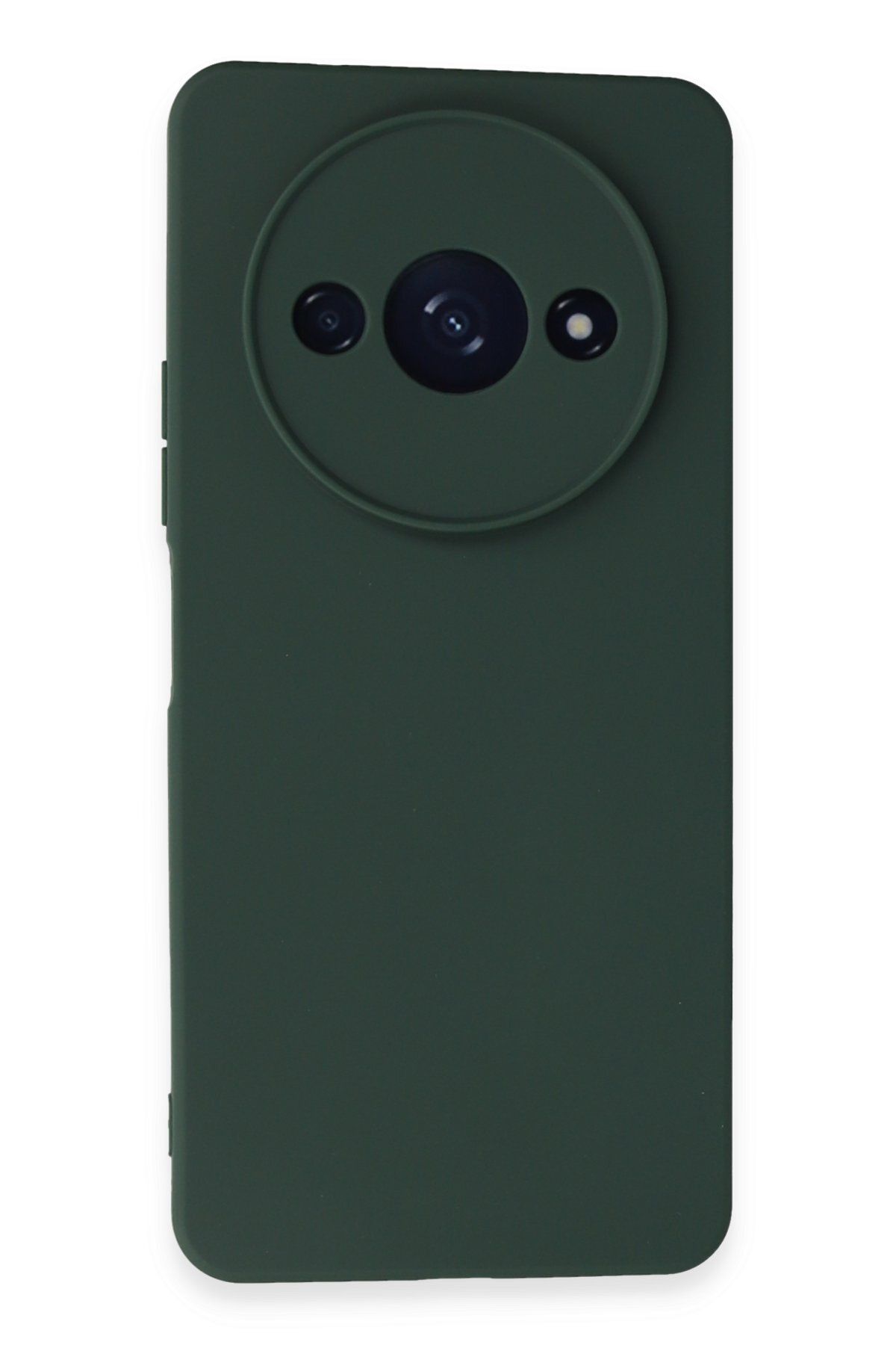 cepmoda Xiaomi REDMİ A3 4G Uyumlu İnce Esnek Soft Rubber Telefon Kılıfı - KOYU YEŞİL