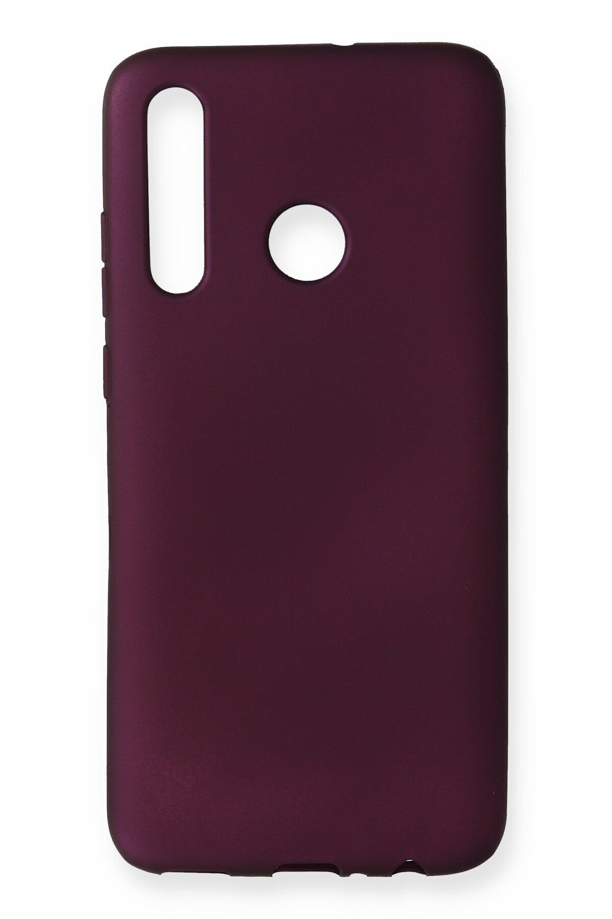 cepmoda HUAWEİ HONOR 20 LİTE Uyumlu İnce Esnek Soft Rubber Telefon Kılıfı - MÜRDÜM