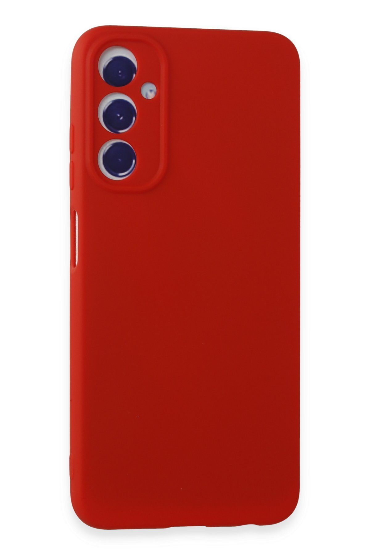 cepmoda Samsung Galaxy A05s Uyumlu İnce Esnek Soft Rubber Telefon Kılıfı - KIRMIZI