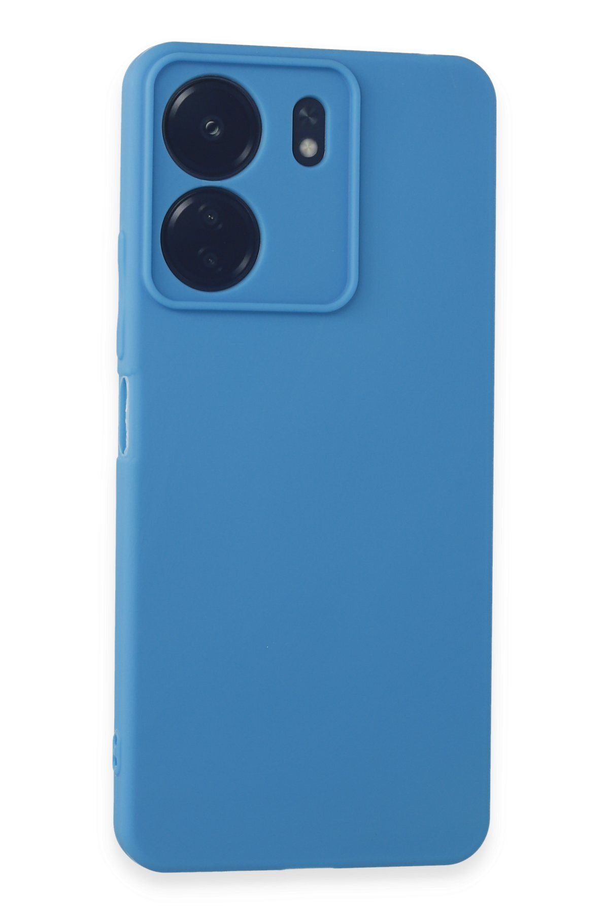cepmoda Xiaomi REDMİ 13C Uyumlu İnce Esnek Soft Rubber Telefon Kılıfı - MAVİ