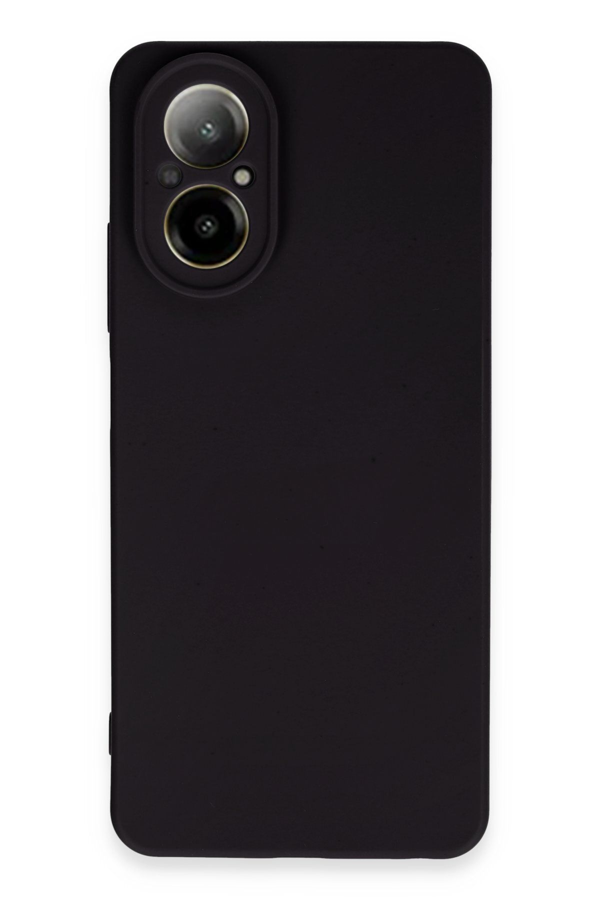 cepmoda REALME 12 LİTE Uyumlu İnce Esnek Soft Rubber Telefon Kılıfı - SİYAH