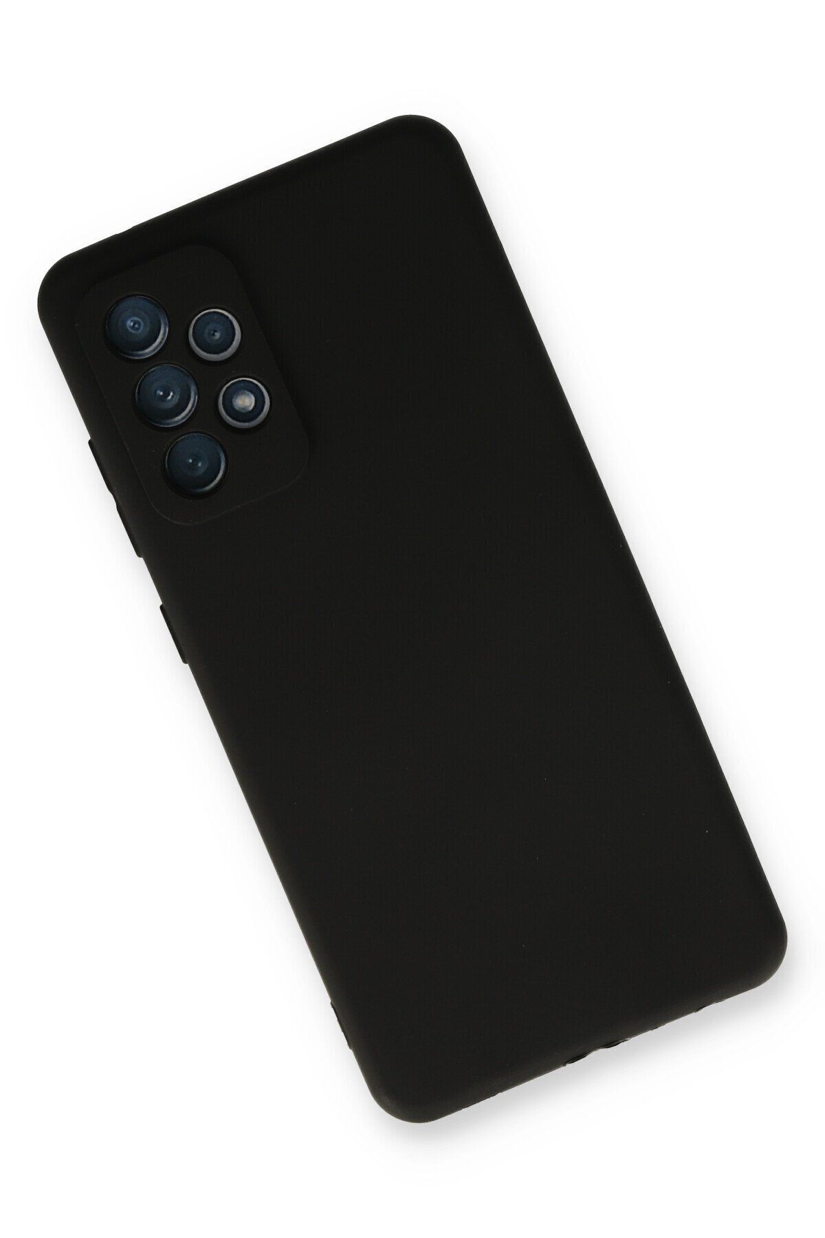 cepmoda Samsung Galaxy A73 5G Uyumlu İnce Esnek Soft Rubber Telefon Kılıfı - SİYAH