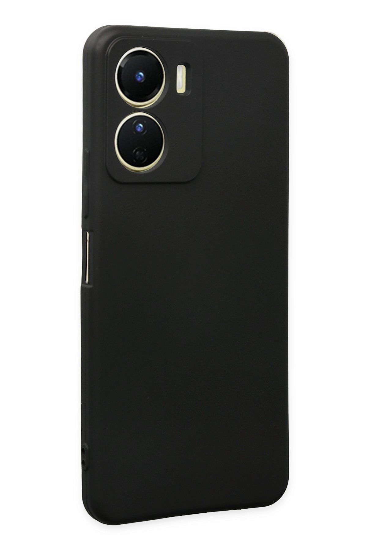 cepmoda Vivo Y16 Uyumlu İnce Esnek Soft Rubber Telefon Kılıfı - SİYAH