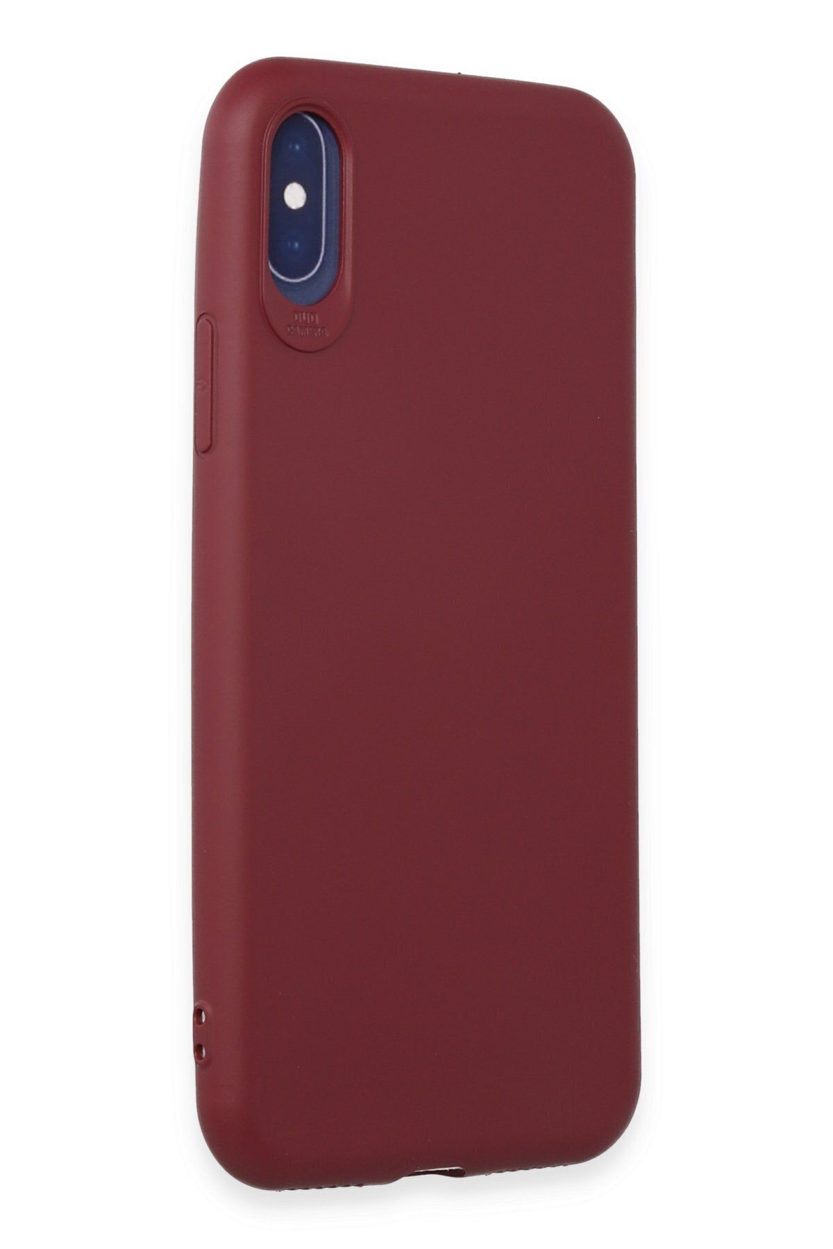 cepmoda iPhone XS - 1st Thin Kapak Esnek ince s0ft Silikon Kılıf - KİREMİT