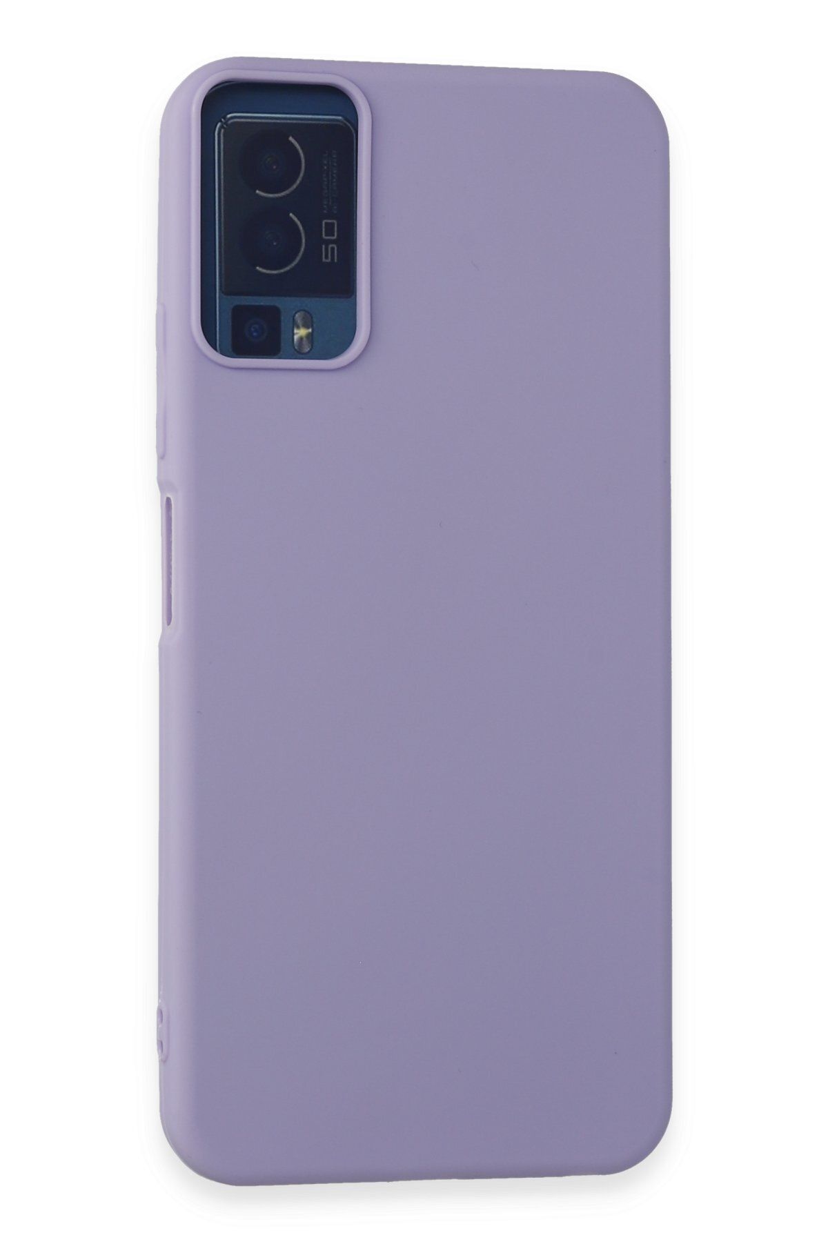 cepmoda GENERAL MOBİLE GM 23 SE Uyumlu İnce Esnek Soft Rubber Telefon Kılıfı - LİLA