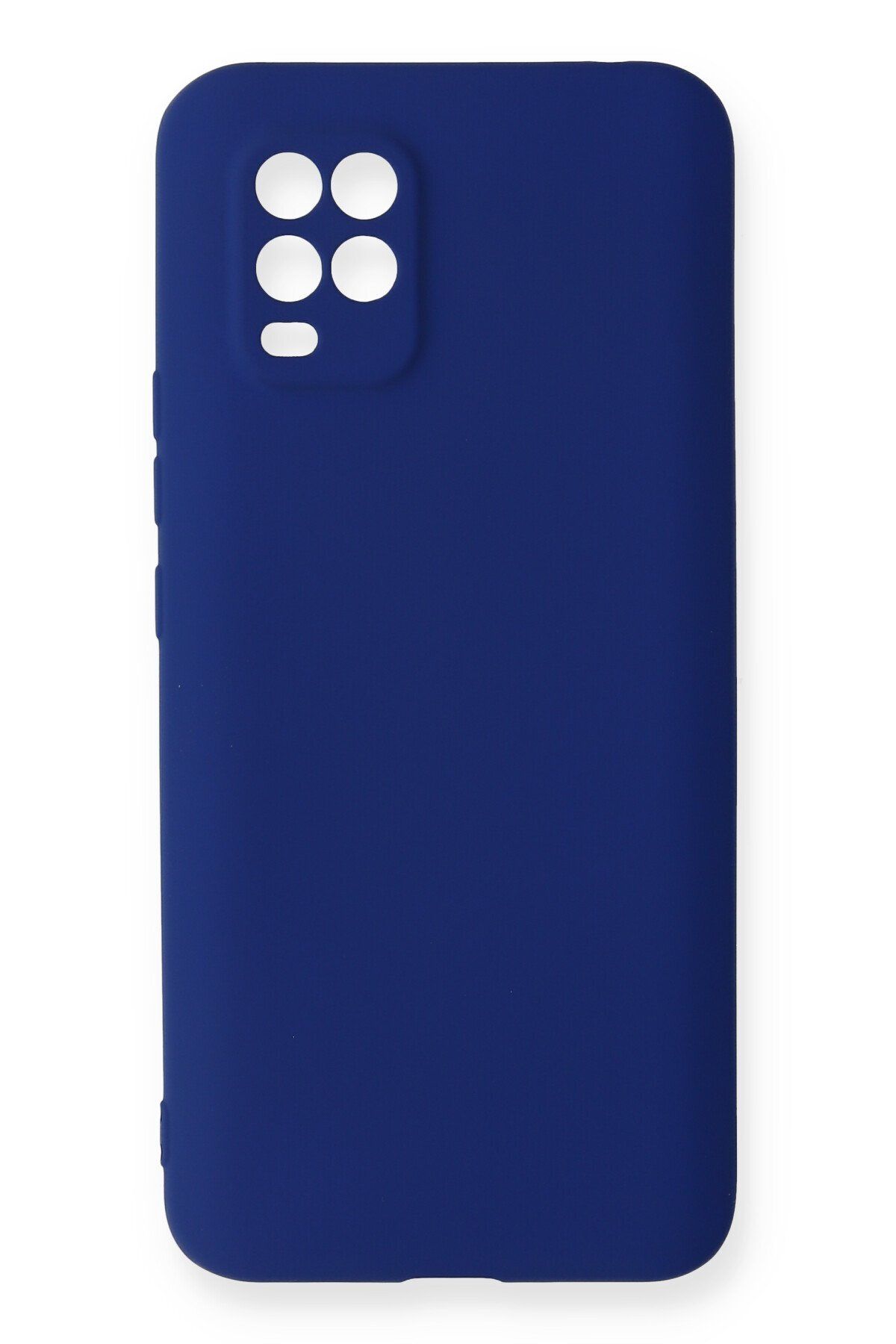 cepmoda Xiaomi Mİ 10 LİTE Uyumlu İnce Esnek Soft Rubber Telefon Kılıfı - LACİVERT