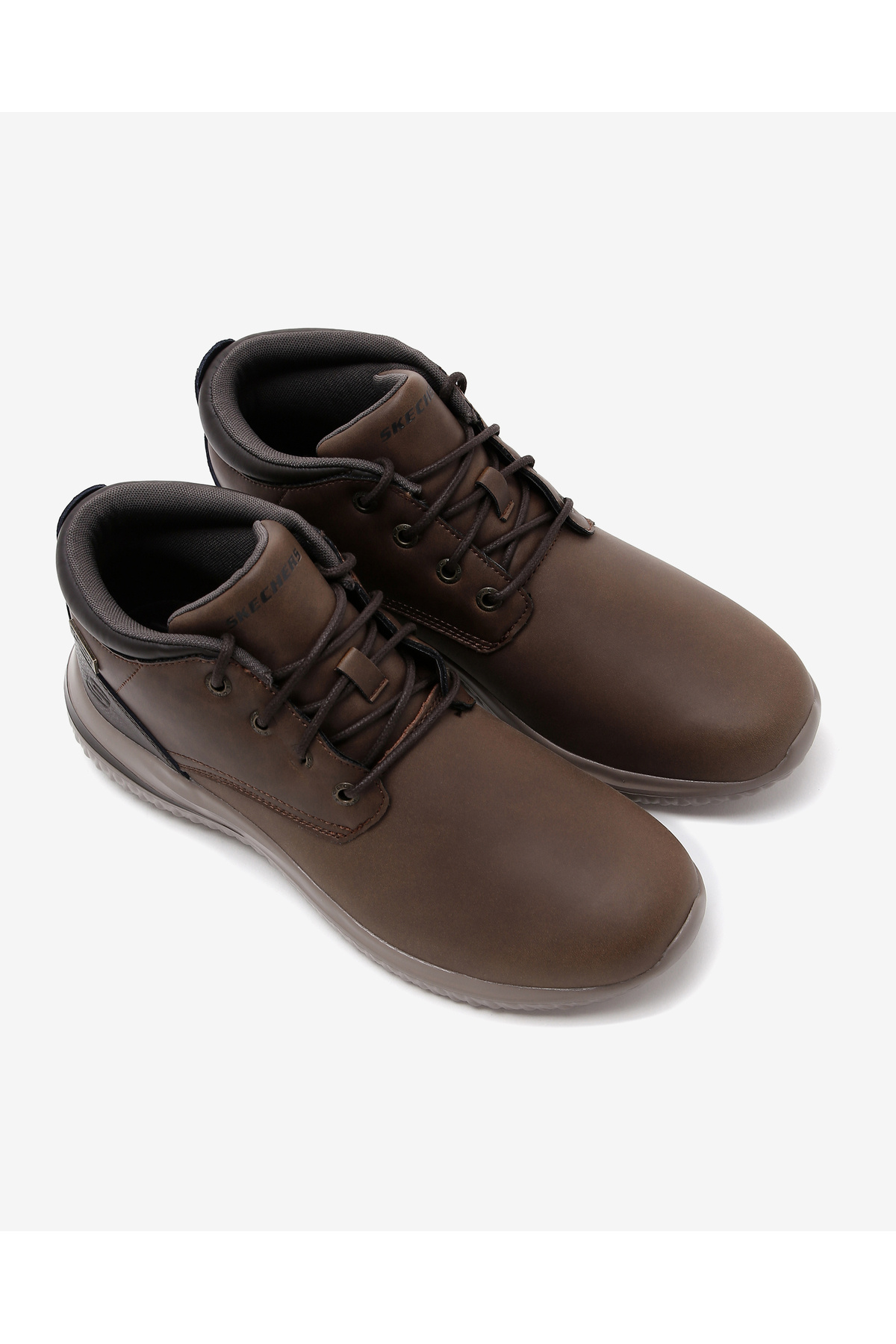 SKECHERS-Delson 3.0 - Чоловічі коричневі черевики Brandis 210662 Acdb 6