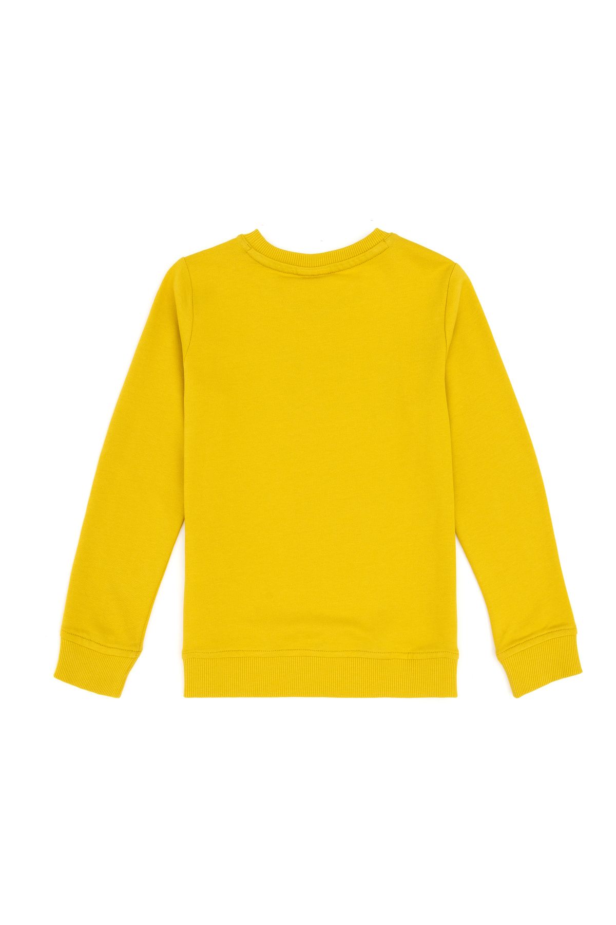 U.S. Polo Assn.-Boy's Yellow Basic Crew Neck Sweatshirt 50293474 -Vr094 2