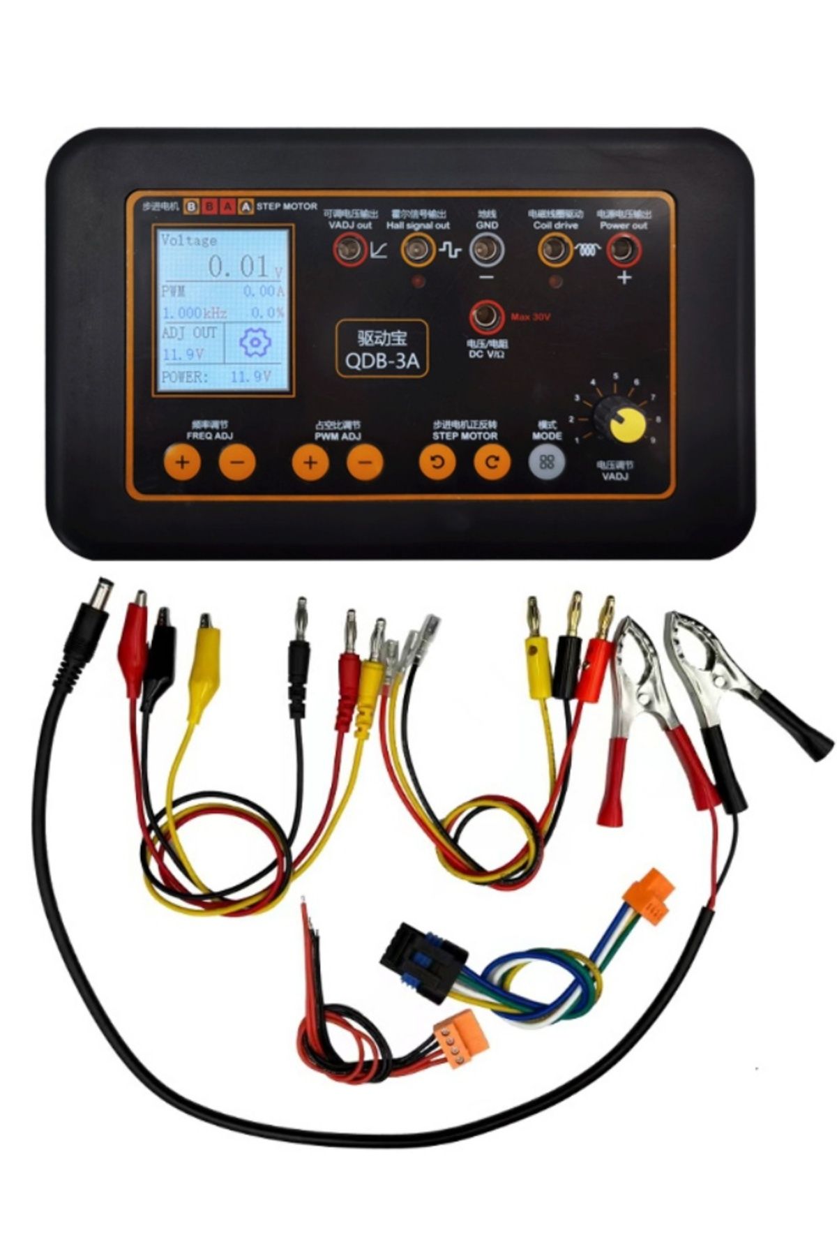 Choice-New! Automobile Ignition Coil Test Injector Solenoid Valve Idling Stepper Motor Instrument Tester... 7