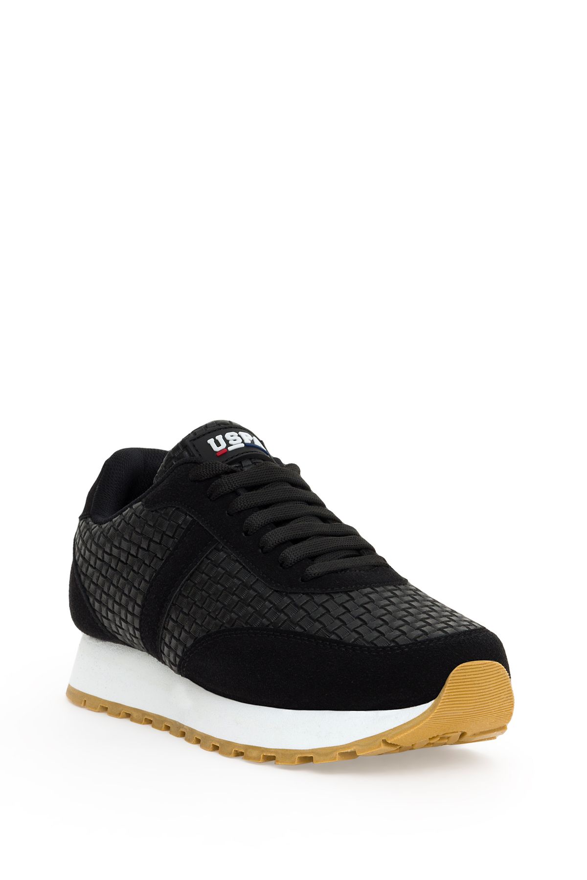 اسنیکر مشکی زنانه کفش های ورزشی سیاه VR046 U.S. Polo Assn.
