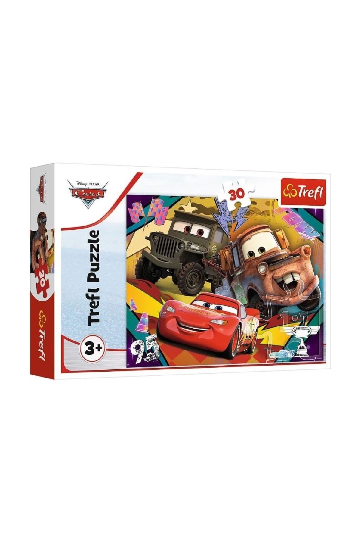 Basic Fun Çocuk PUZZLE-18293 Cars 3 30 Parça Puzzle