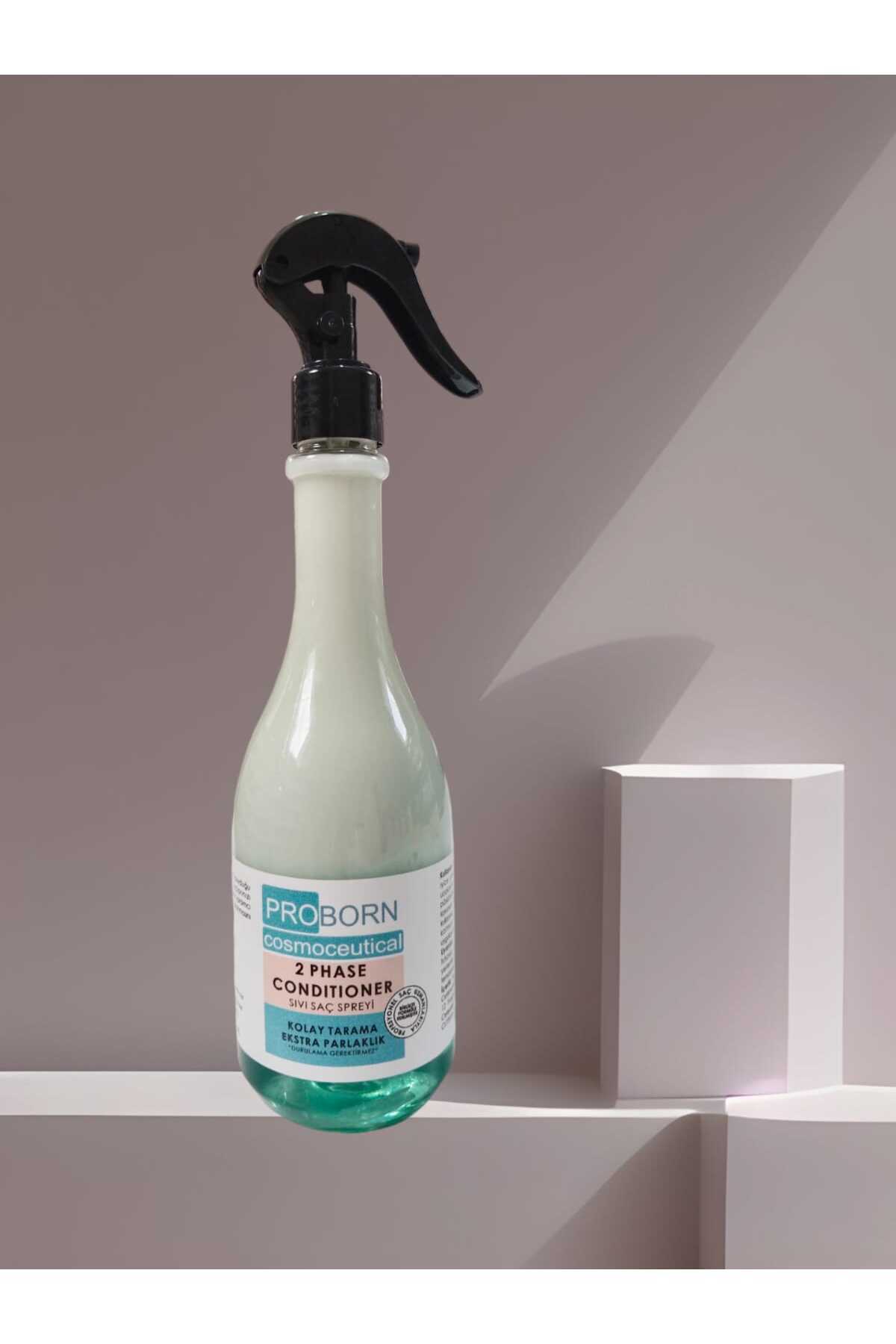 Cosmoceutical 2 Phase Conditioner Sıvı Saç Spreyi Durulanmayan Çift Fazlı Fön Suyu 400ml — 8683400975622 — تصویر 4 از 8