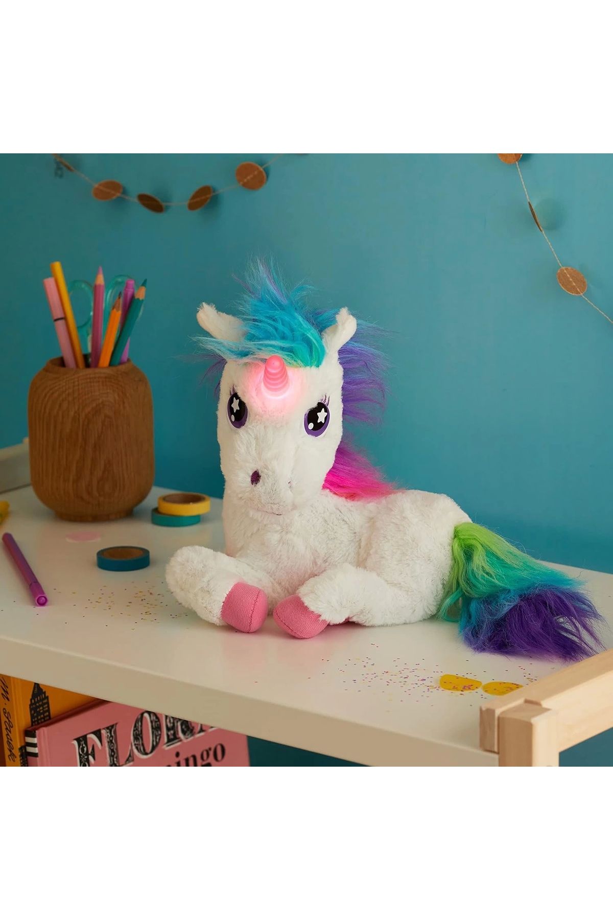 NECO TOYS-Unicorn Patterned Shining Rainbow - Animagic 256301 3