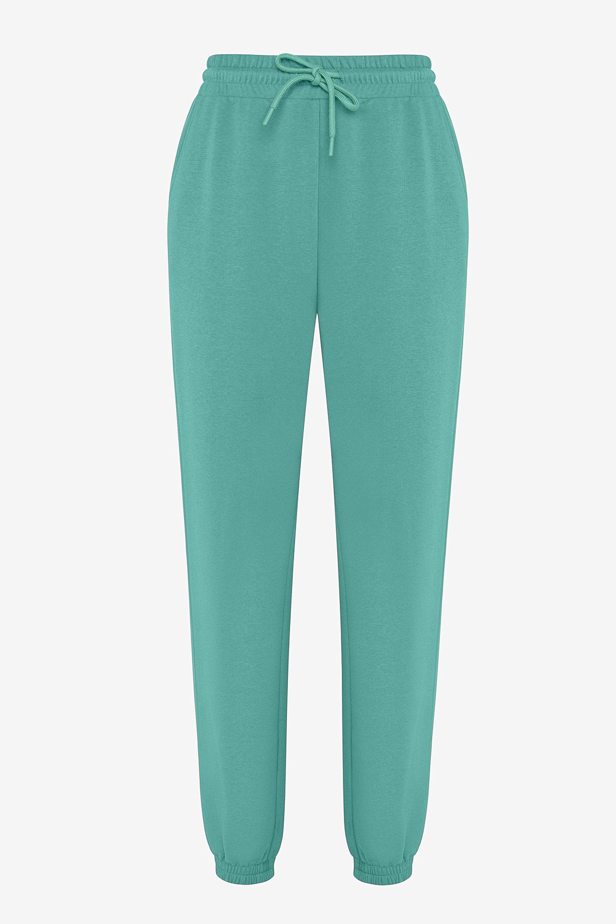 Penti-High Waist Green Basic Sweatpants 6